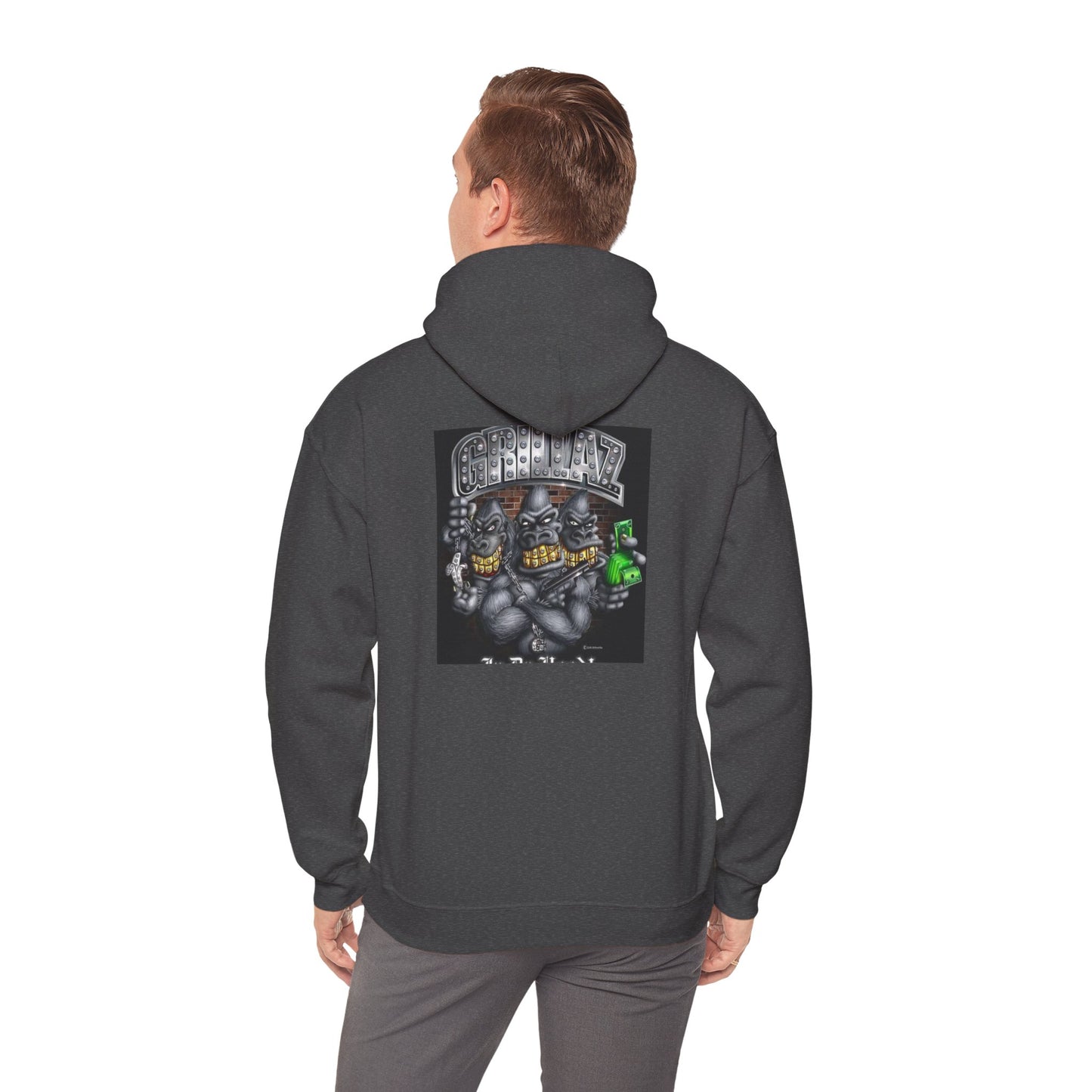 Gangsta Gorilla Hoodie — Urban Streetwear Gorilla Gang Design