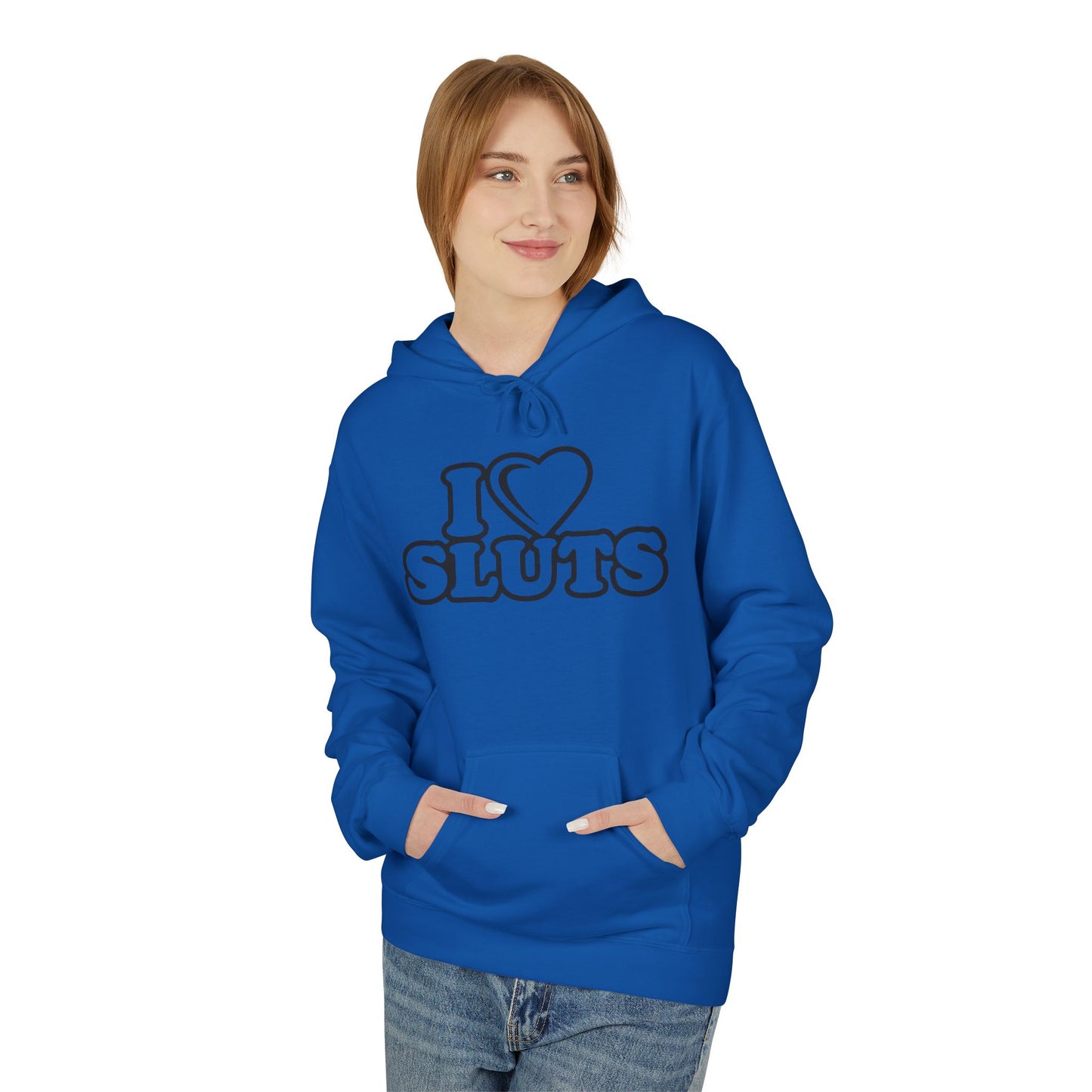 Unisex Fleece Hoodie with Fun Text Designs, Casual Wear for Parties, Gifts for Friends, Unique Fashion for Festivals, Fun Statement Apparel