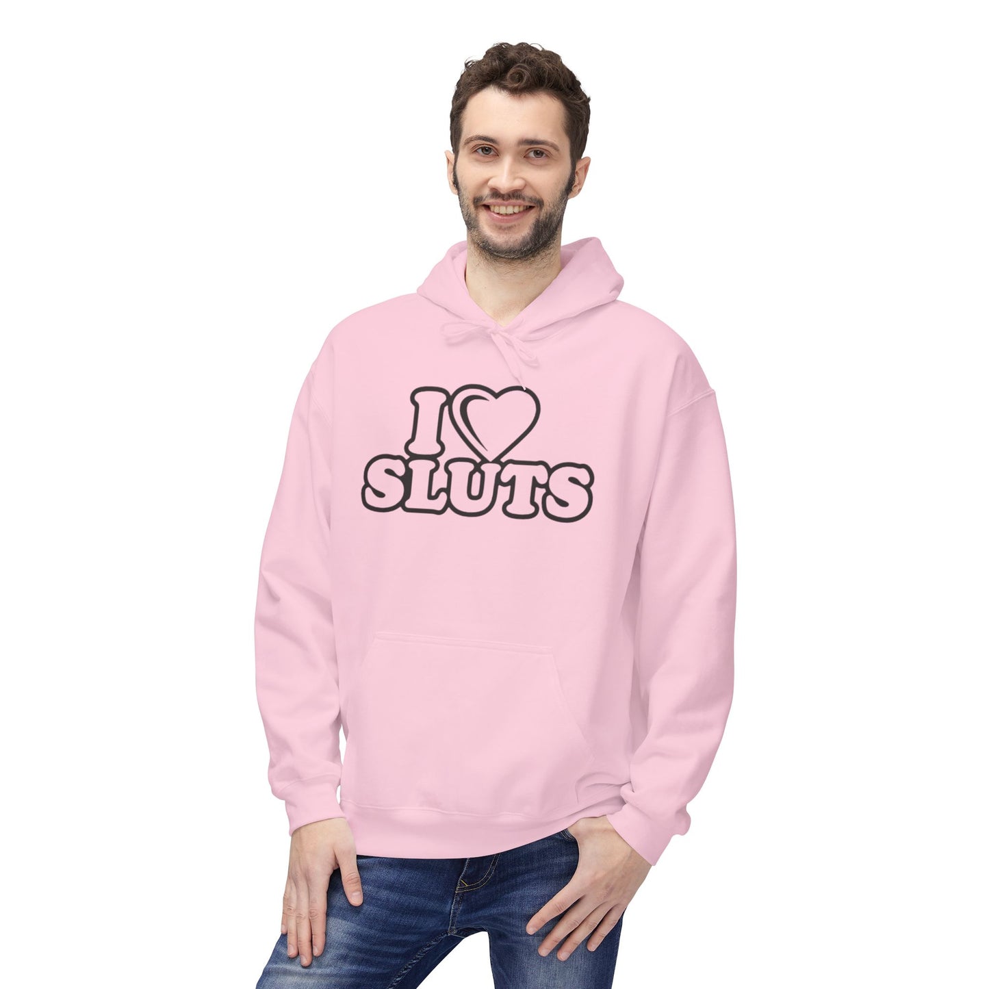 Unisex Fleece Hoodie with Fun Text Designs, Casual Wear for Parties, Gifts for Friends, Unique Fashion for Festivals, Fun Statement Apparel