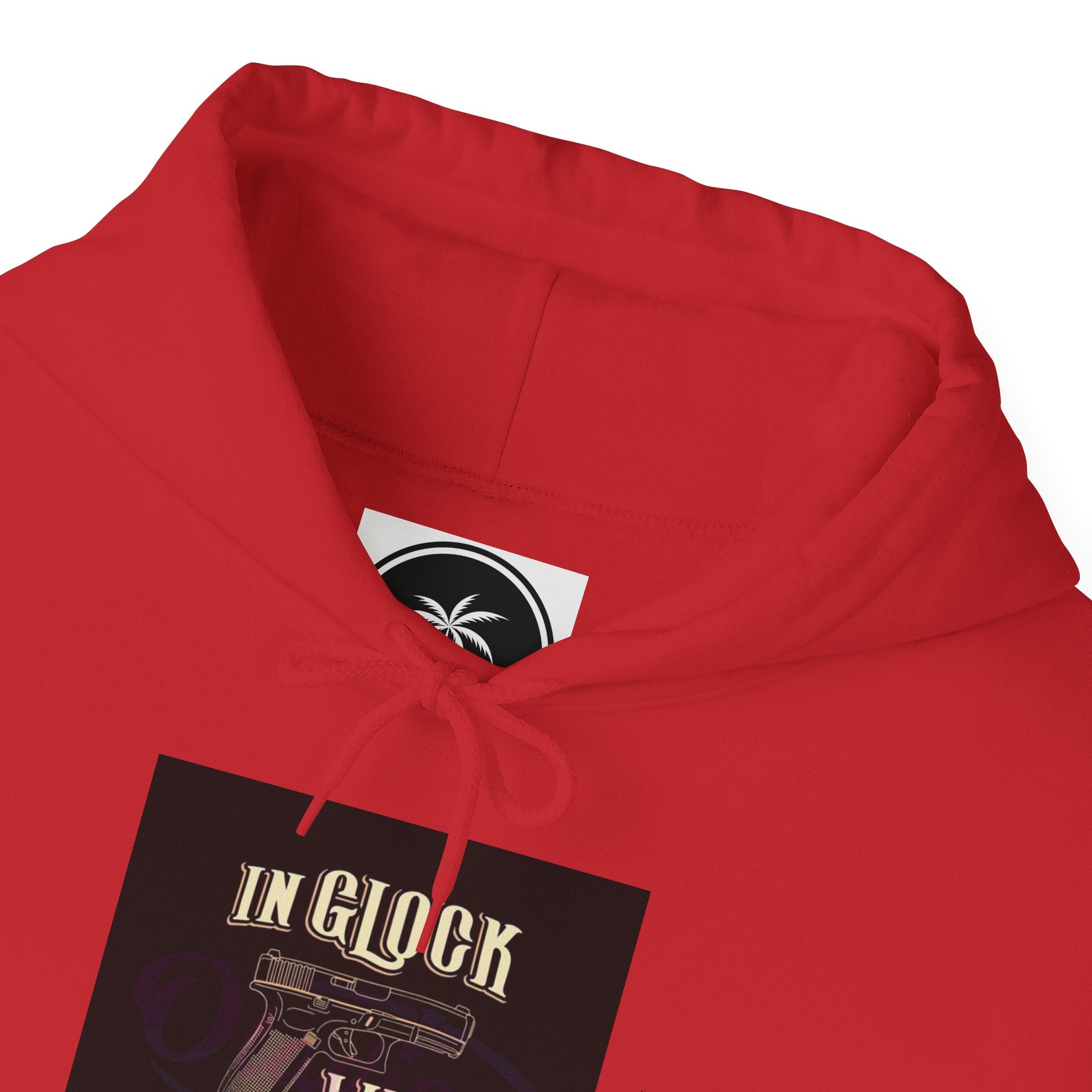 "In Glock We Trust" Cali Rich Hoodie — Streetwear Pistols Graphic Hoodie