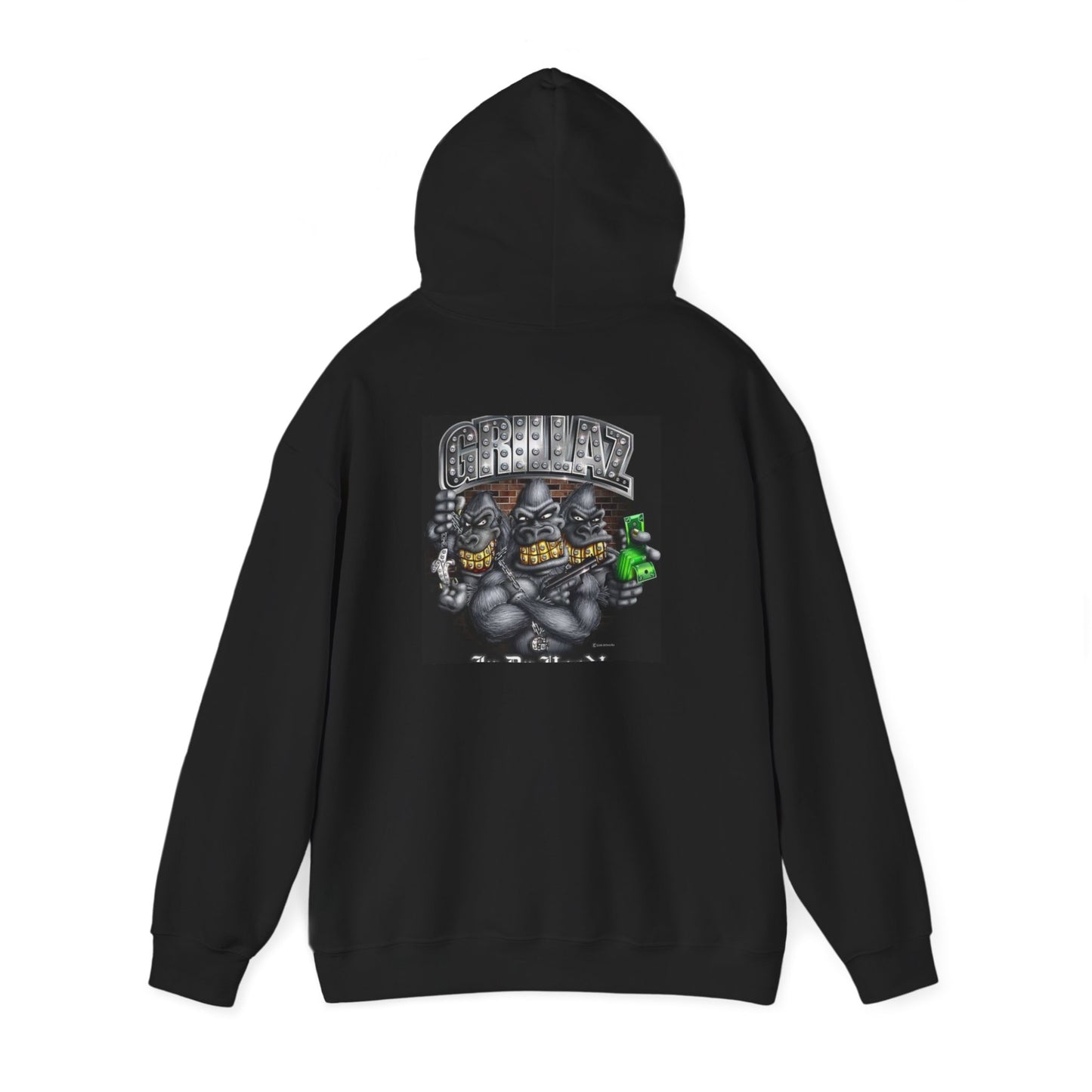 Gangsta Gorilla Hoodie — Urban Streetwear Gorilla Gang Design