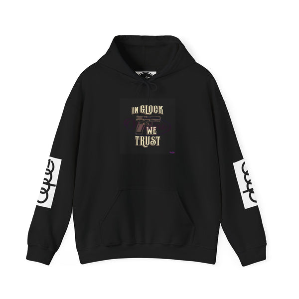 "In Glock We Trust" Cali Rich Hoodie — Streetwear Pistols Graphic Hoodie