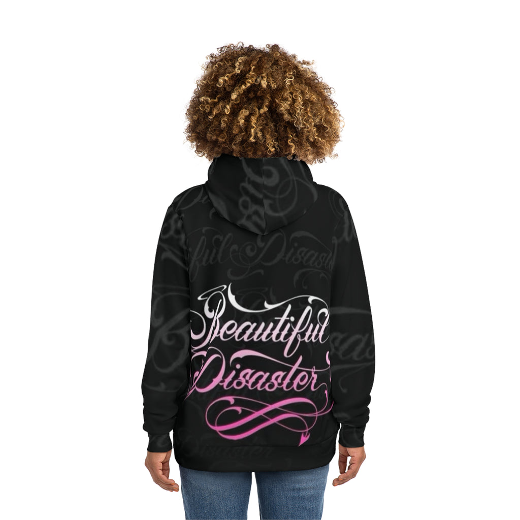 Perfectly Imperfect / Beautiful Disaster Hoodie — Feminine Goth Graphic Fashion Hoodie