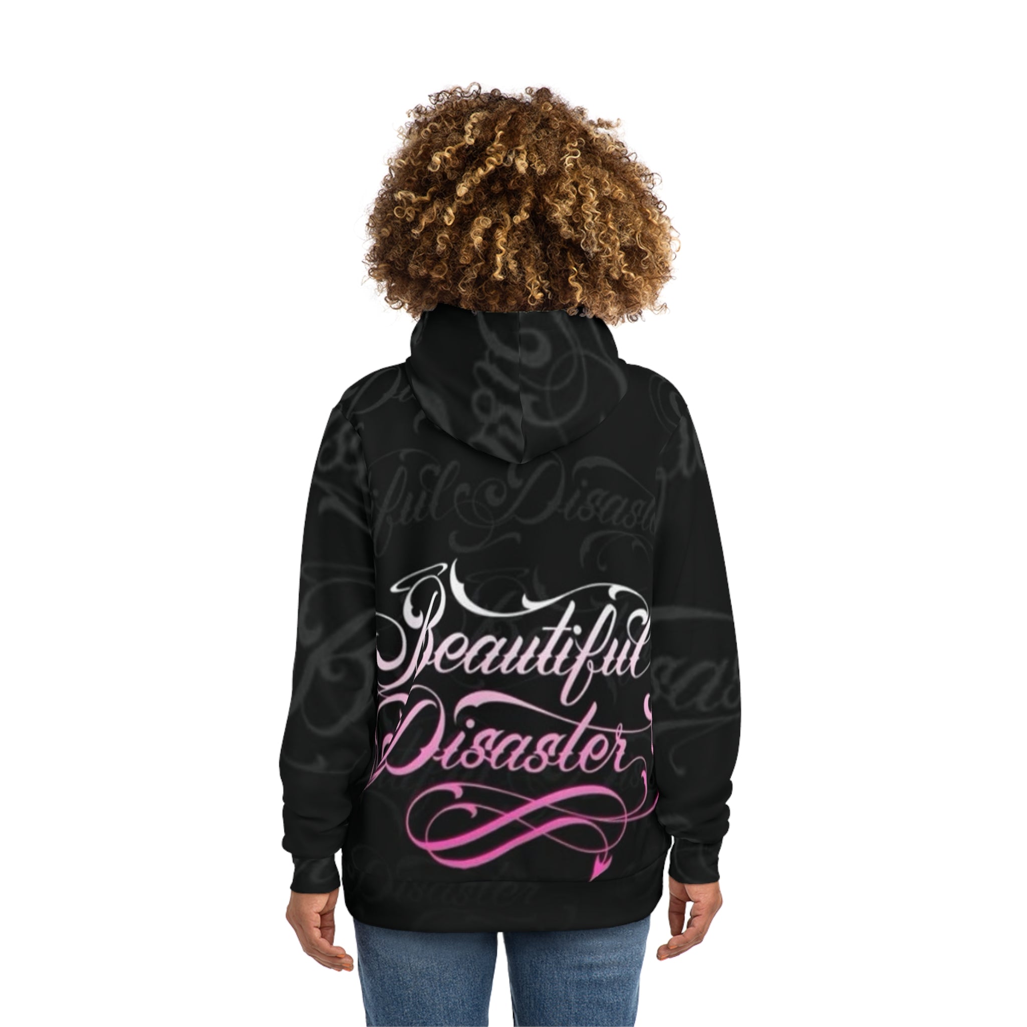 Perfectly Imperfect / Beautiful Disaster Hoodie — Feminine Goth Graphic Fashion Hoodie