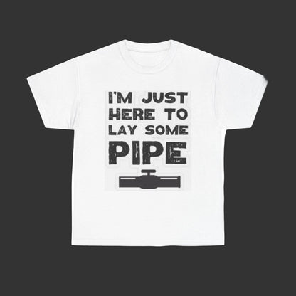 Funny Construction Tee, Heavy Cotton Tee, Gift for Plumber, Humorous Work Shirt, Funny DIY Outfit