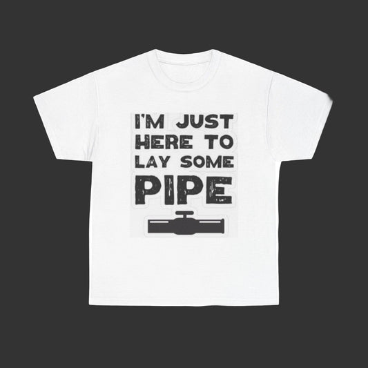 Funny Construction Tee, Heavy Cotton Tee, Gift for Plumber, Humorous Work Shirt, Funny DIY Outfit