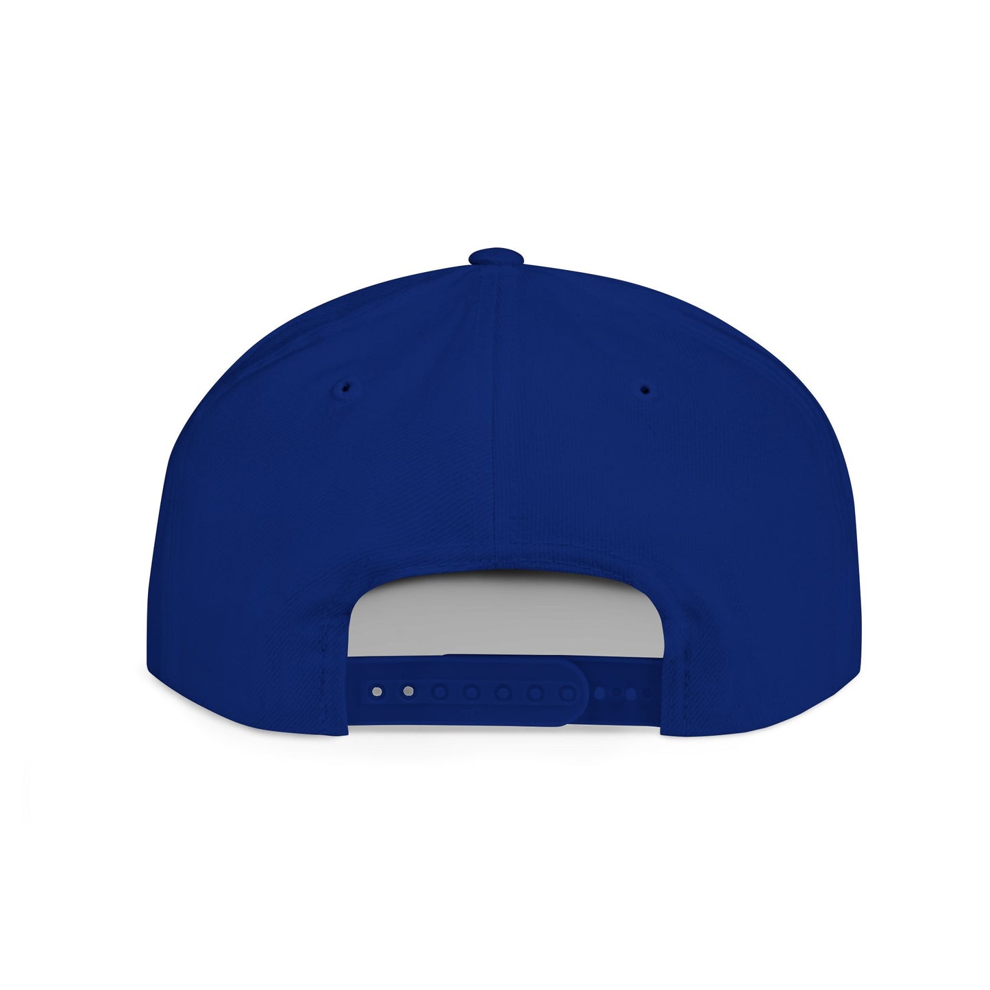 Snapback Hat — 'I  Ski' Retro Patch Flat Bill Cap