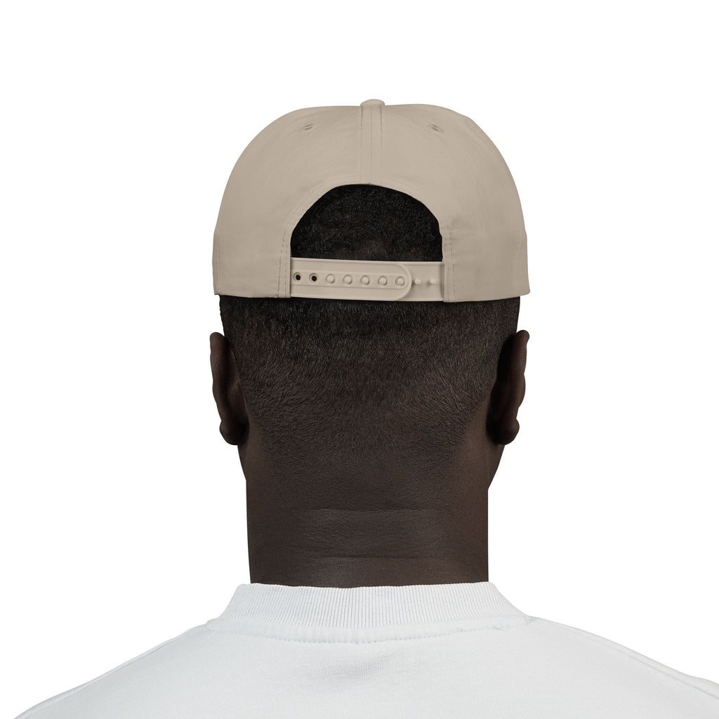 CaliRich Palm Logo Surf Cap — White Snapback Beach Hat