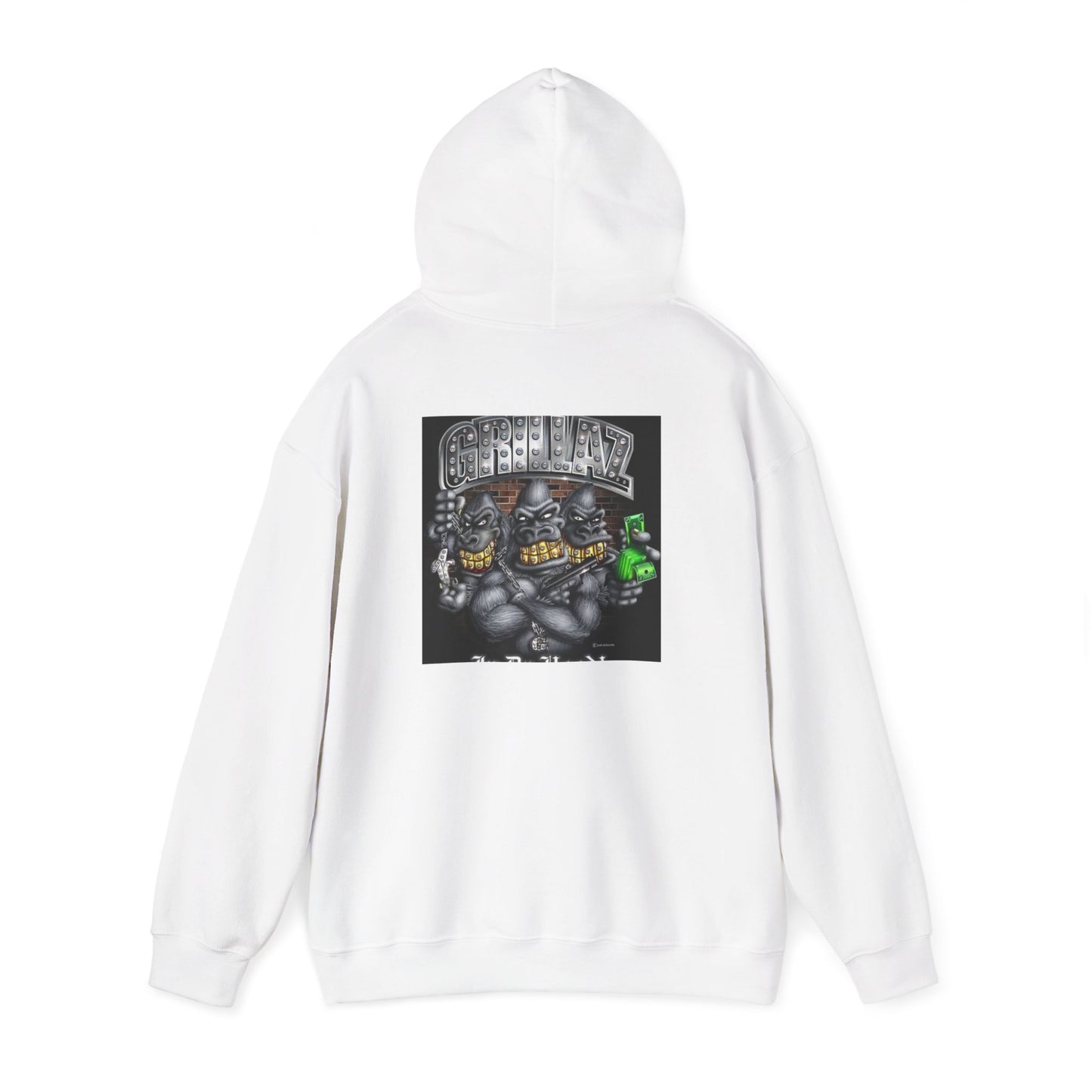 Gangsta Gorilla Hoodie — Urban Streetwear Gorilla Gang Design