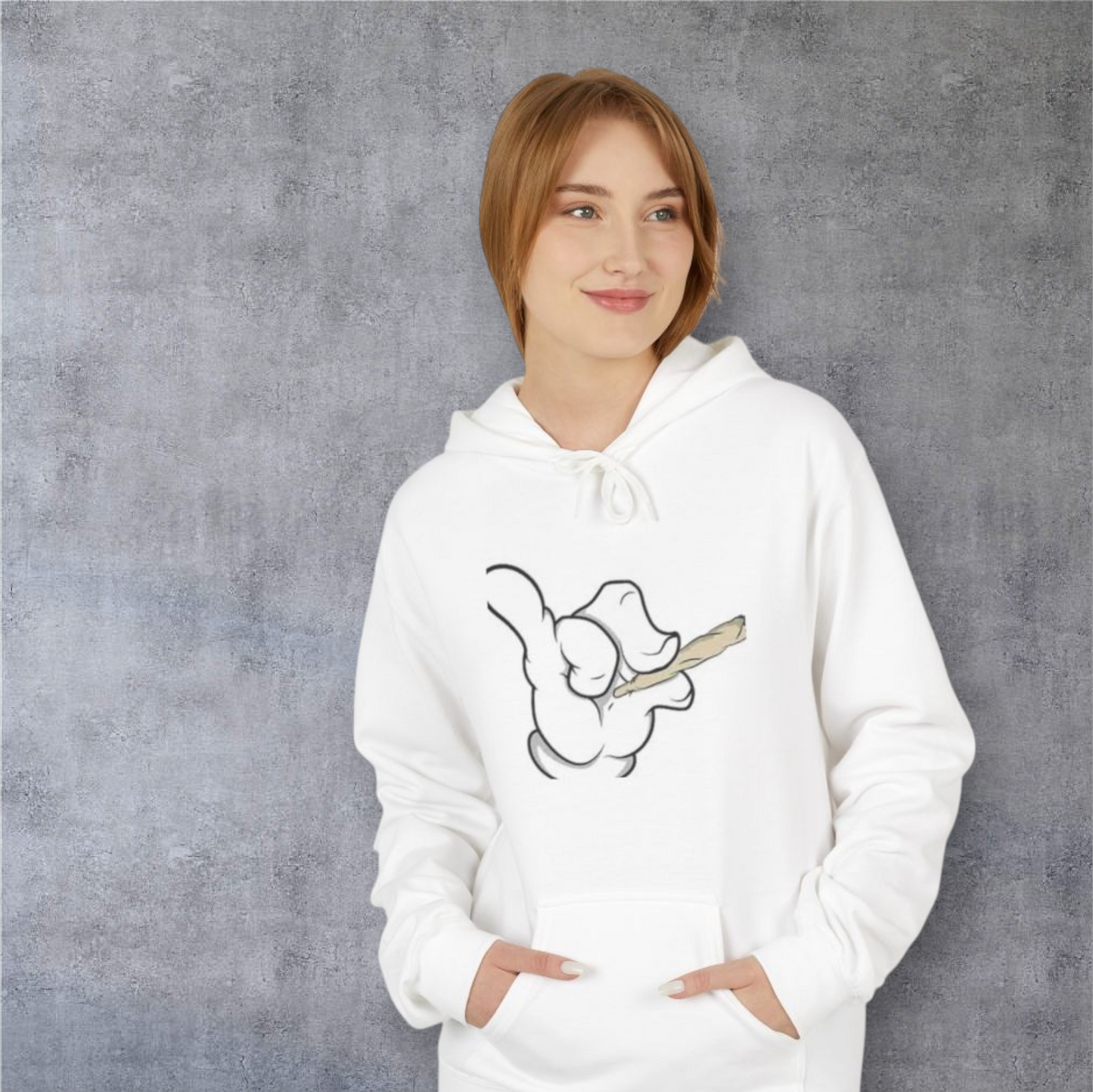 Hoodie — "I'm Blunt Because God Rolled Me That Way" Graphic Hoodie