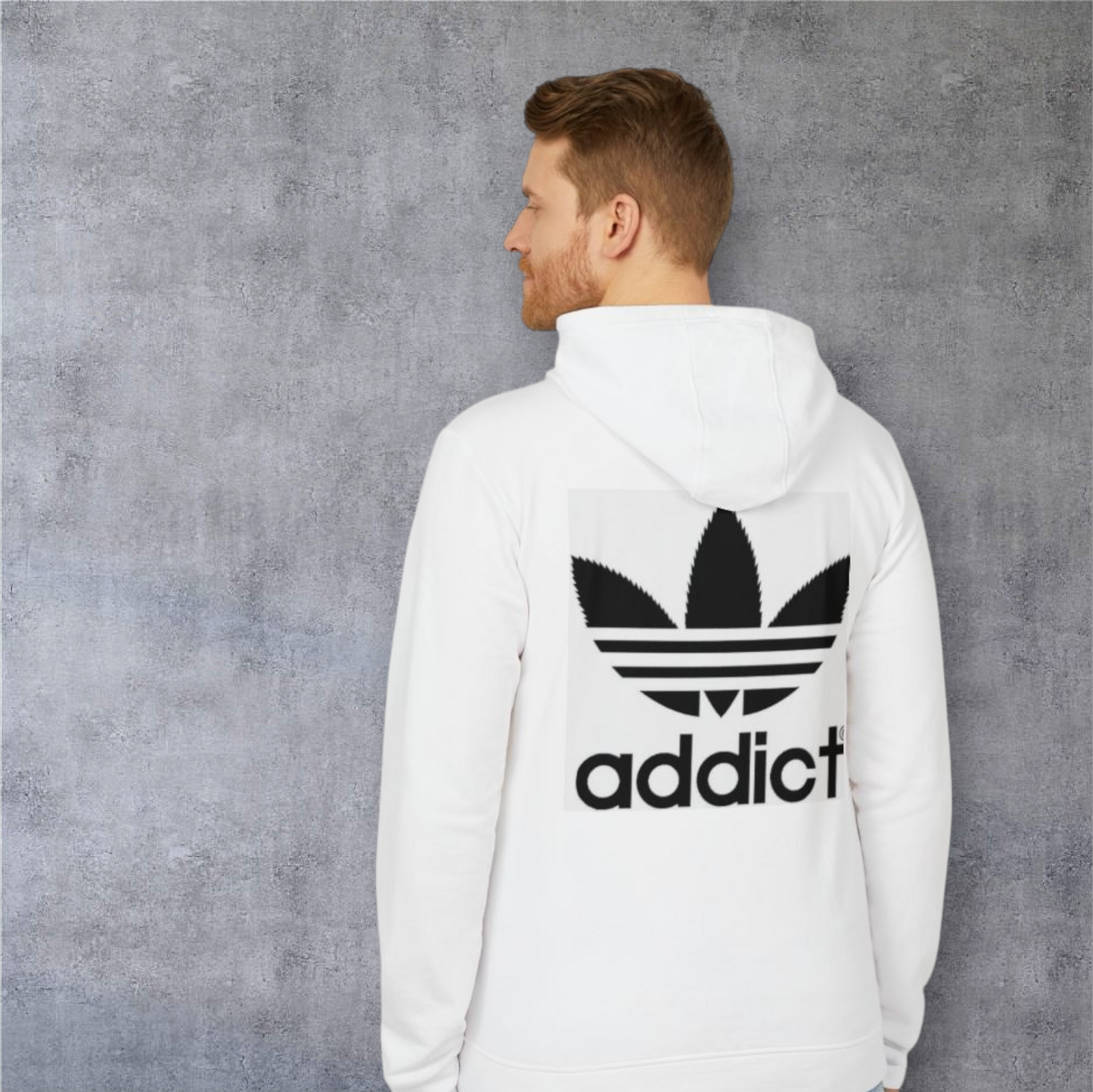 All Day I Dream About Sex Hoodie — Parody Adidas Fleece Sweatshirt