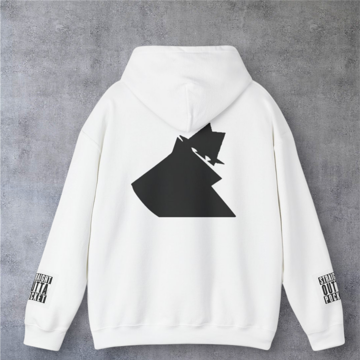 Elegant 'Ilest' Script Hoodie — Minimalist Black Logo Streetwear