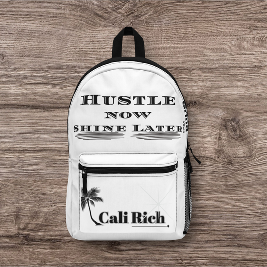 Backpack - Cali Rich "Grind Now Shine Later"  Grind Vibes Travel Bag