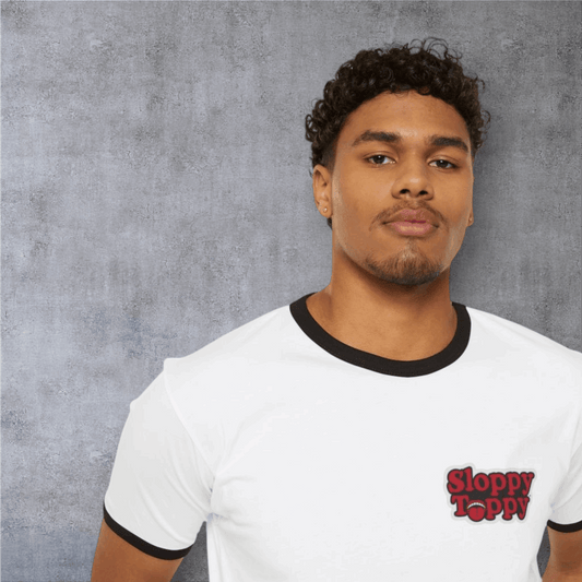 Ringer T‑Shirt — 'It's About To Go Down' Plunger Vintage Graphic Tee