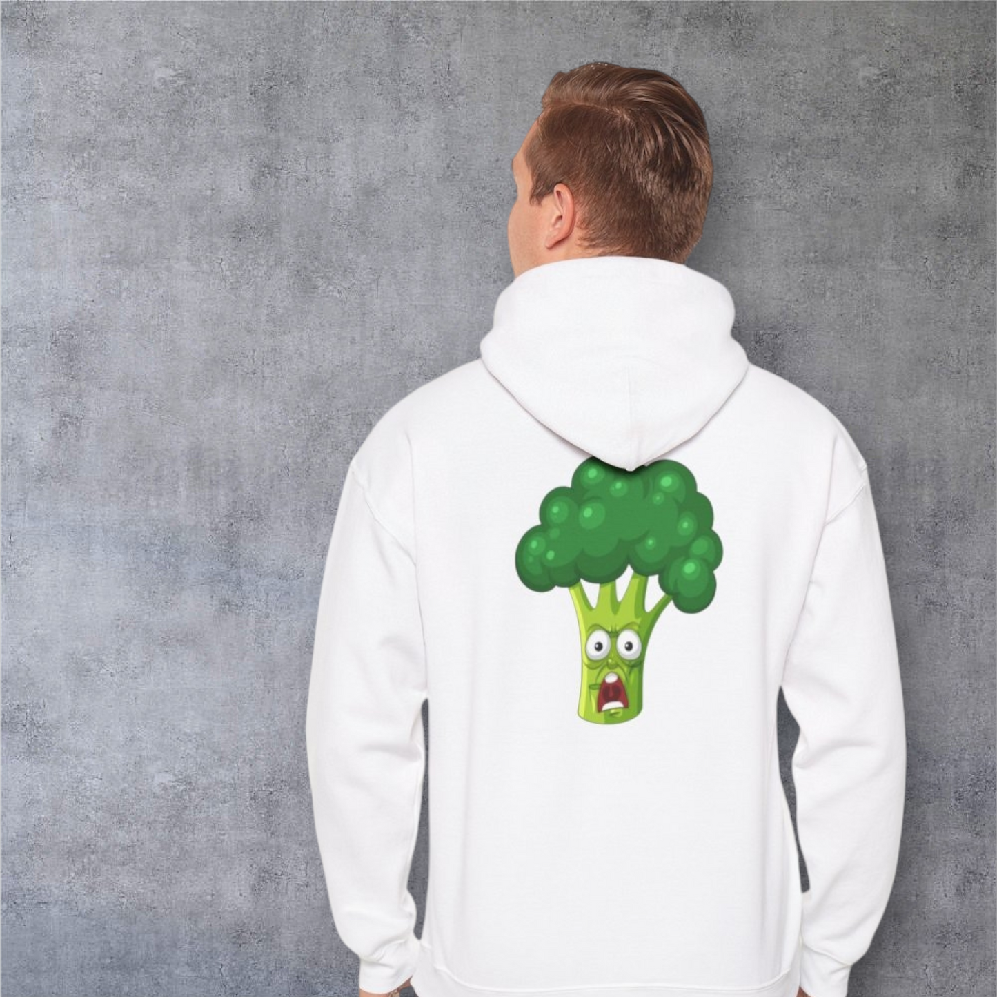 Broccoli Peace Hoodie – Funny Veggie Graphic Sweatshirt