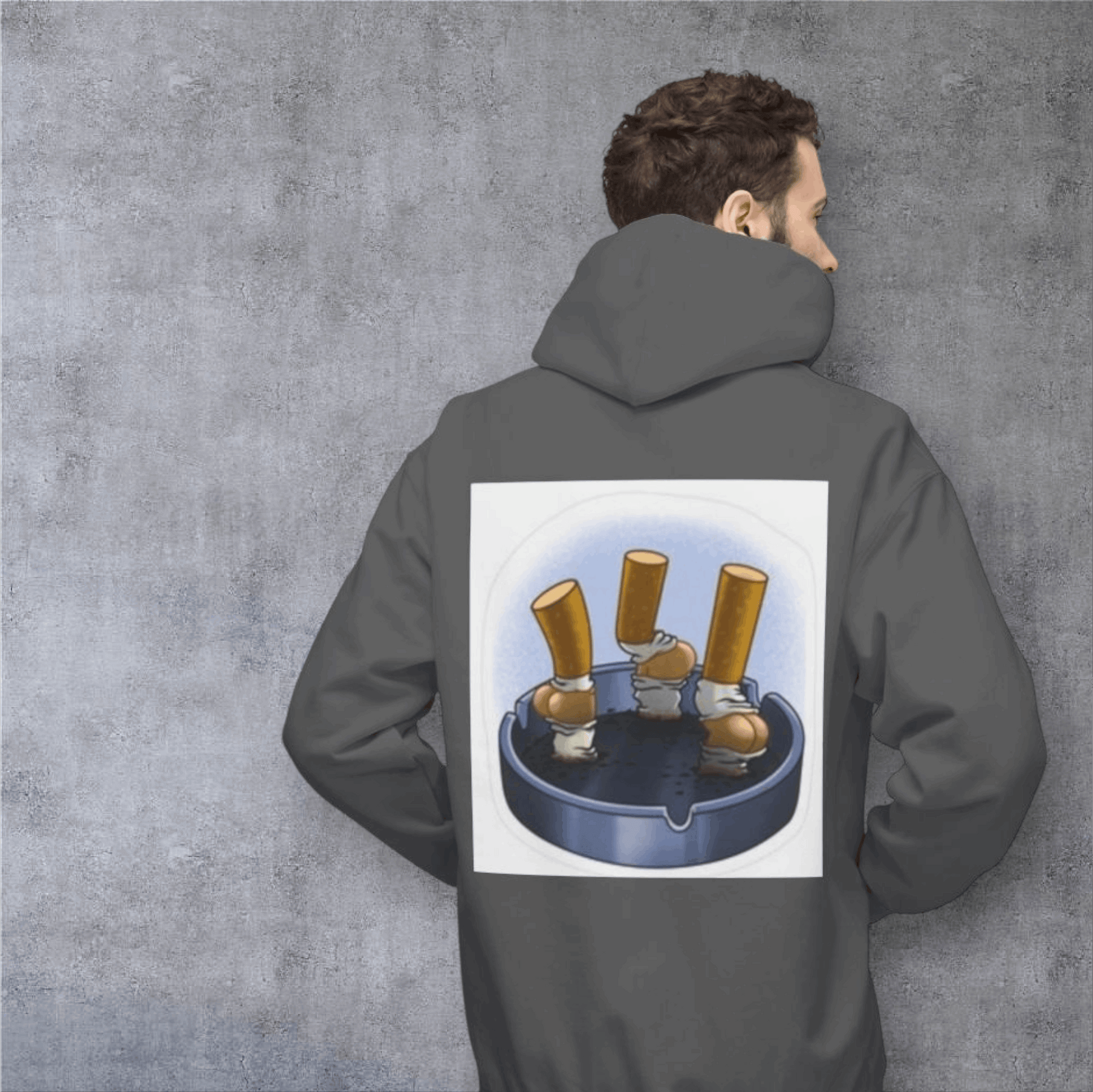 Gotta Tap Dat Ash Hoodie, Funny Unisex Fleece Sweatshirt, Chill Vibes Apparel, Perfect Gift for Smokers, Casual Style Hoodie