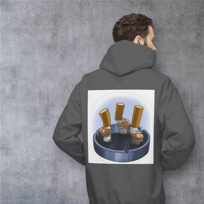 Gotta Tap Dat Ash Hoodie, Funny Unisex Fleece Sweatshirt, Chill Vibes Apparel, Perfect Gift for Smokers, Casual Style Hoodie