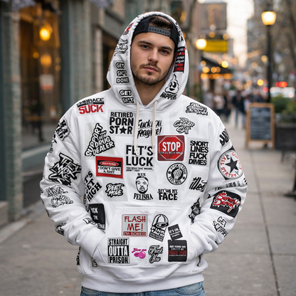 Rudest Hoodie Ever Made — Graphic Pullover Hoodie