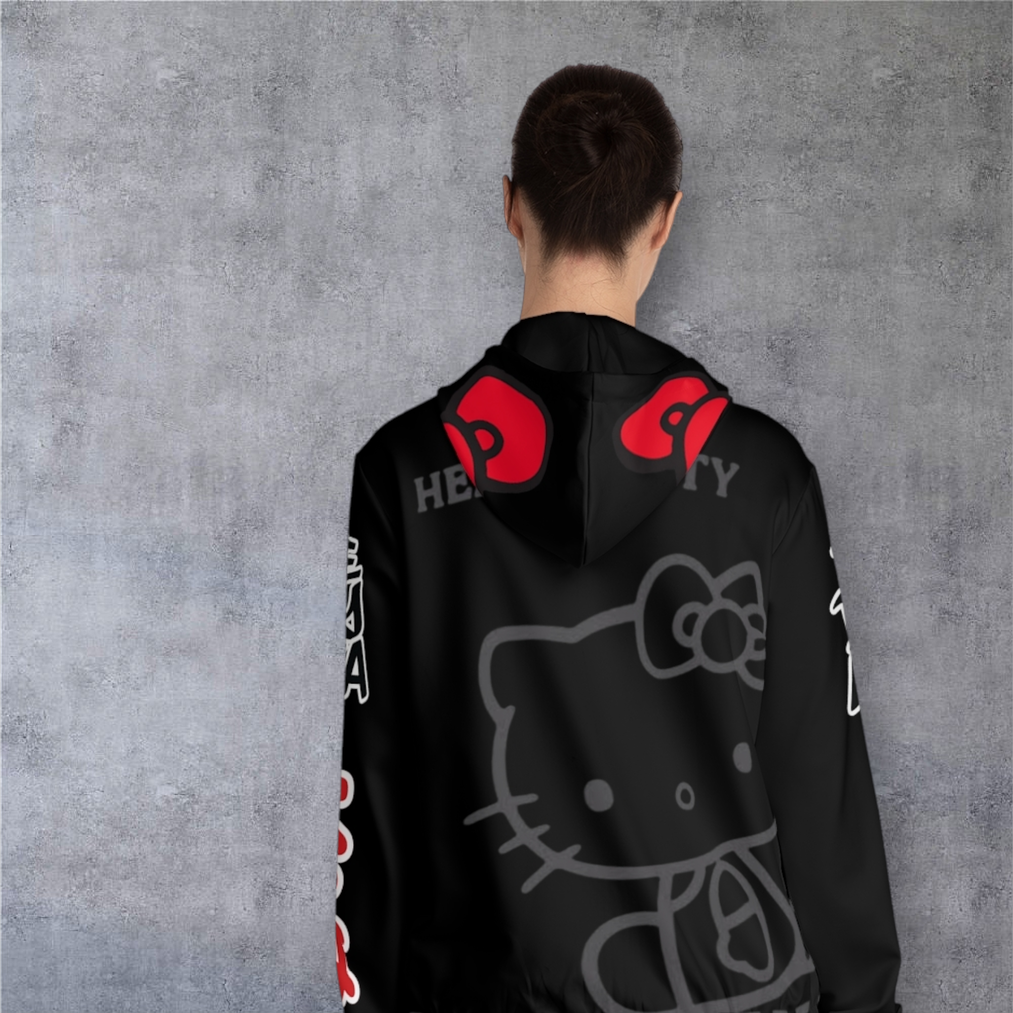 Hello Kitty "The Bay Area" Full-Zip Hoodie — Women's Graphic Zip-Up