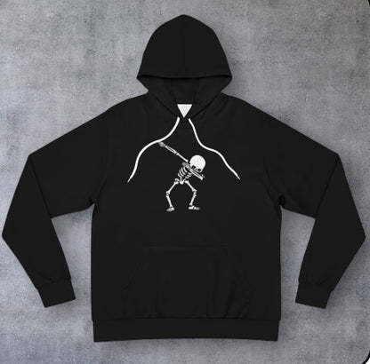 Skeleton Dab Hoodie — “Today I Don’t Feel Like Doing Anything Except My Wife, I’d Do Her” Graphic Pullover