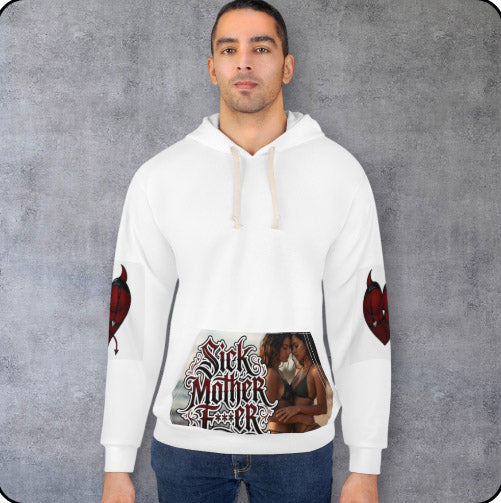 Dirty Waters Finest Hoodie — Graphic Streetwear Pullover with 'Sick Mother F***er' Art
