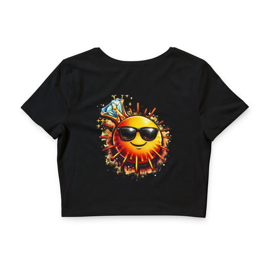 Cali Rich Summertime Crop Tee