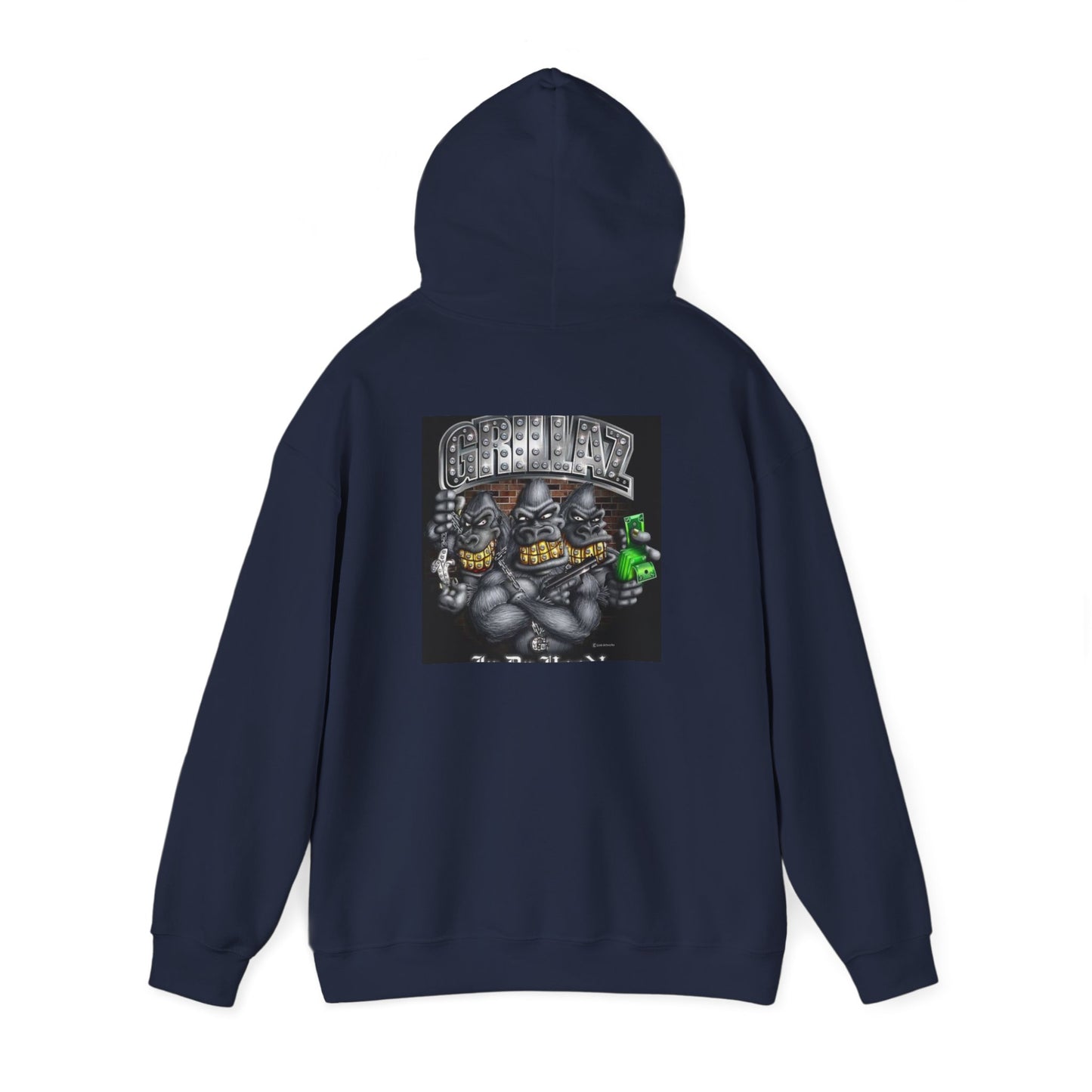 Gangsta Gorilla Hoodie — Urban Streetwear Gorilla Gang Design