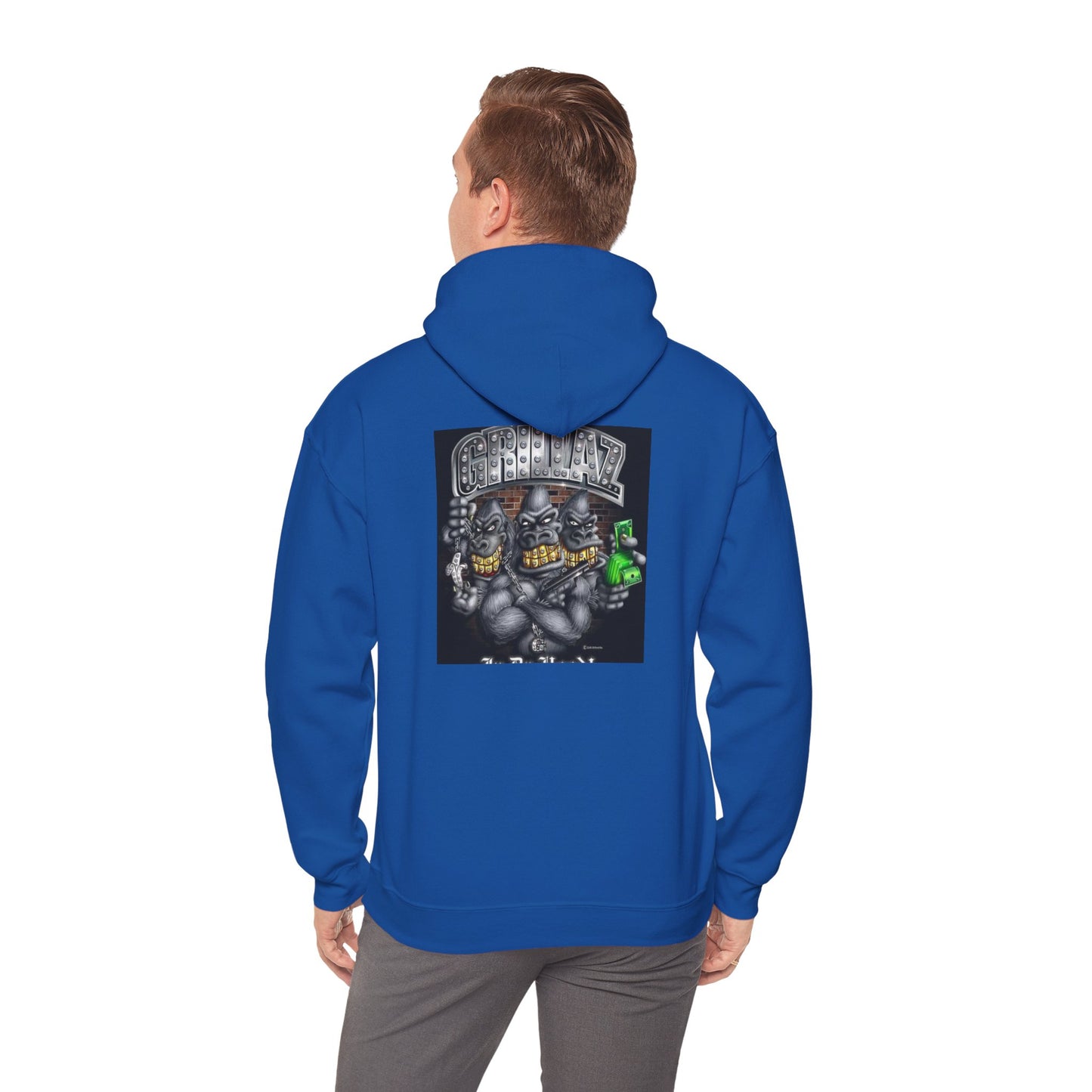 Gangsta Gorilla Hoodie — Urban Streetwear Gorilla Gang Design