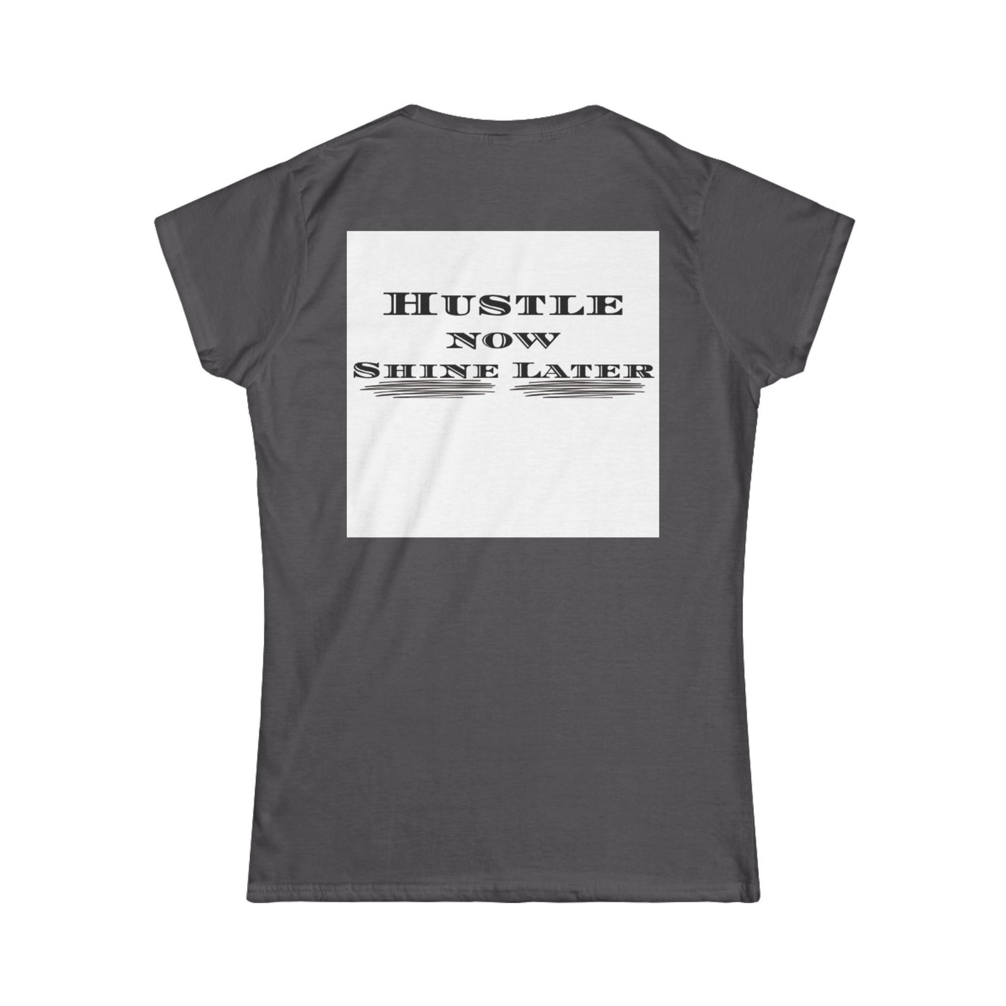 Cali Rich Womens shirt Hustle Now Shine Later Graphic Tee  Motivational Palm Tree Streetwear Shirt