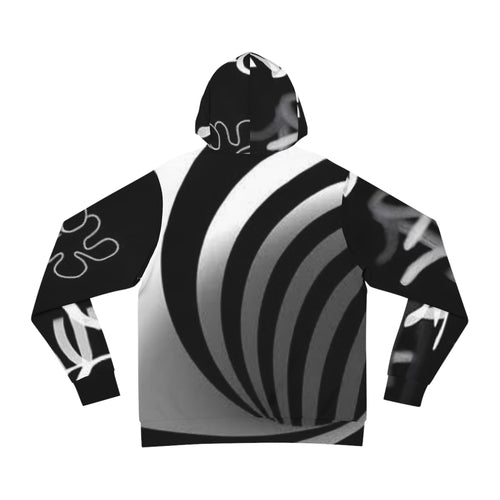 Abstract Monochrome Hoodie — Optical Eye Streetwear AOP