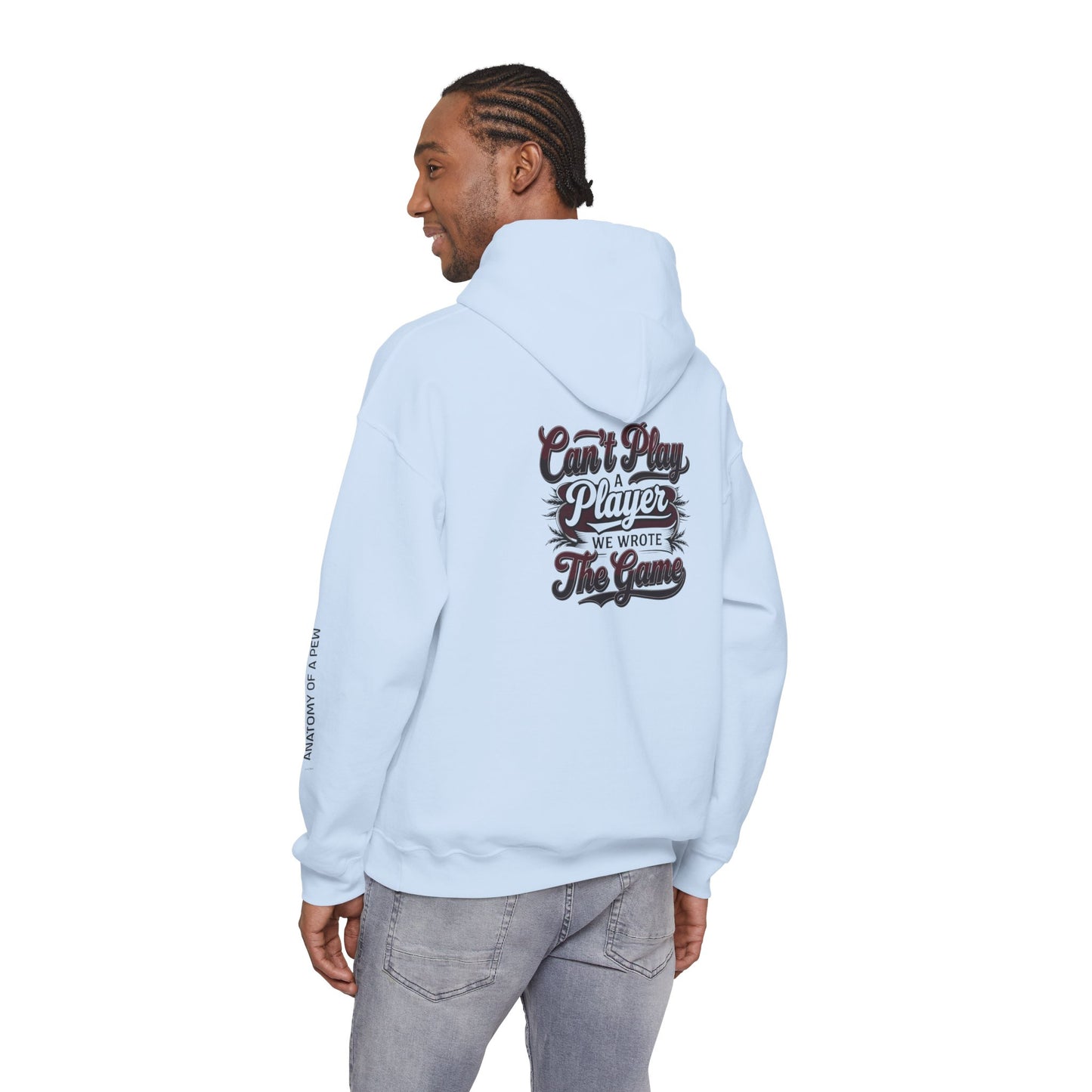 Hoodie — 'I Want You' Skull Graphic & "Can't Play The Player" Back Streetwear Pullover