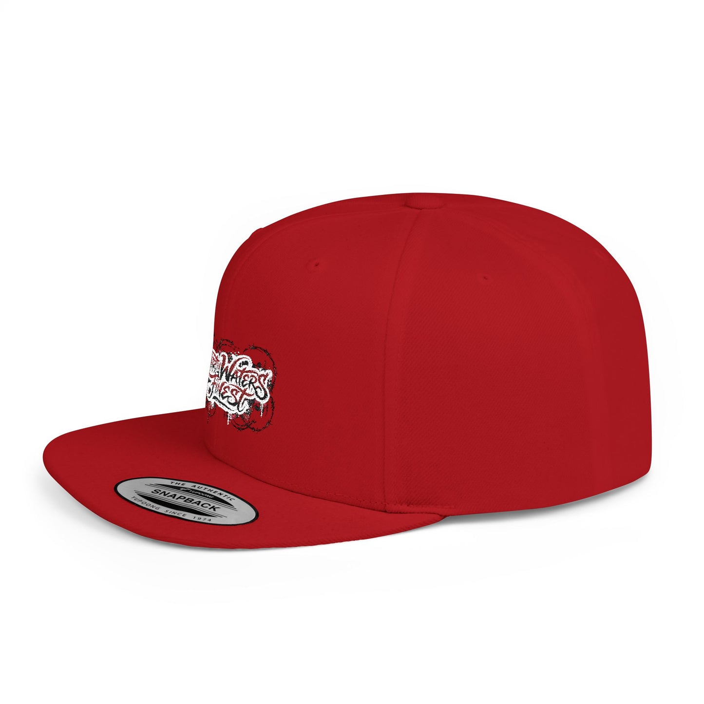 Flat Bill Snapback Hat —  Dirty waters Finest' Embroidered Streetwear Cap