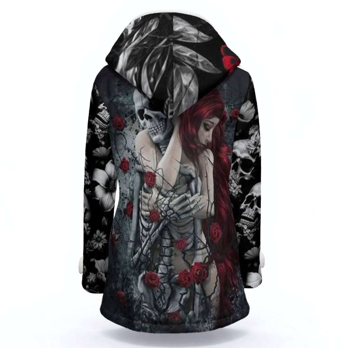 Cali Rich Women's Double-Breasted Coat – Fleece Street Art