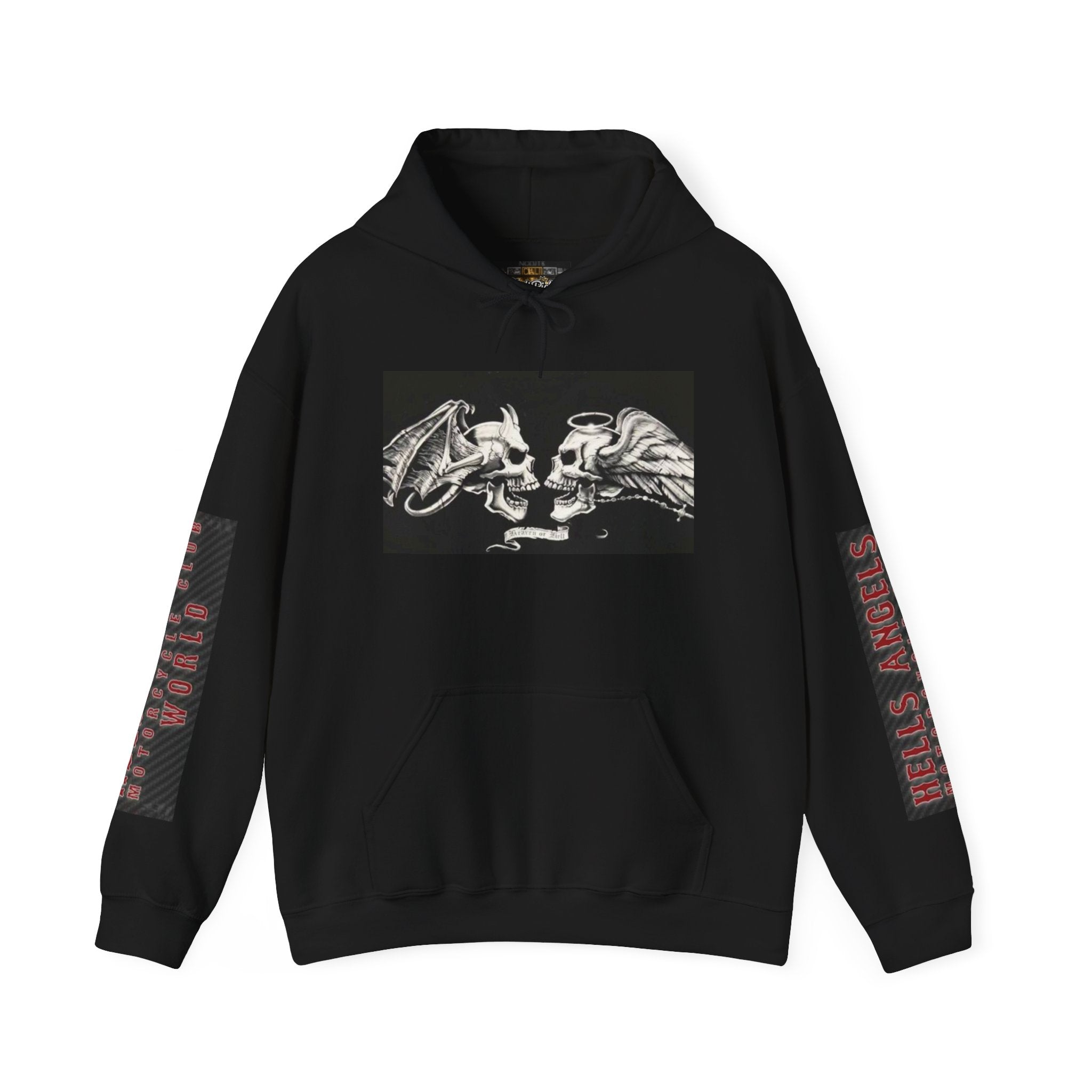 Skull Kiss Hoodie — Gothic Skeleton Couple Graphic Pullover