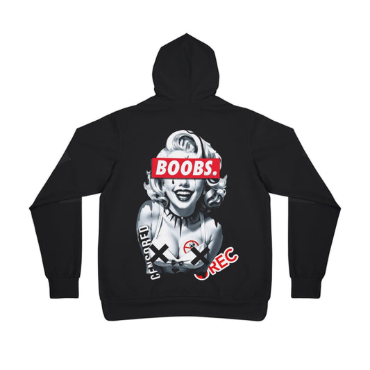 Naughty Marilyn Monroe Athletic Hoodie — Retro Pinup Graphic Hoodie