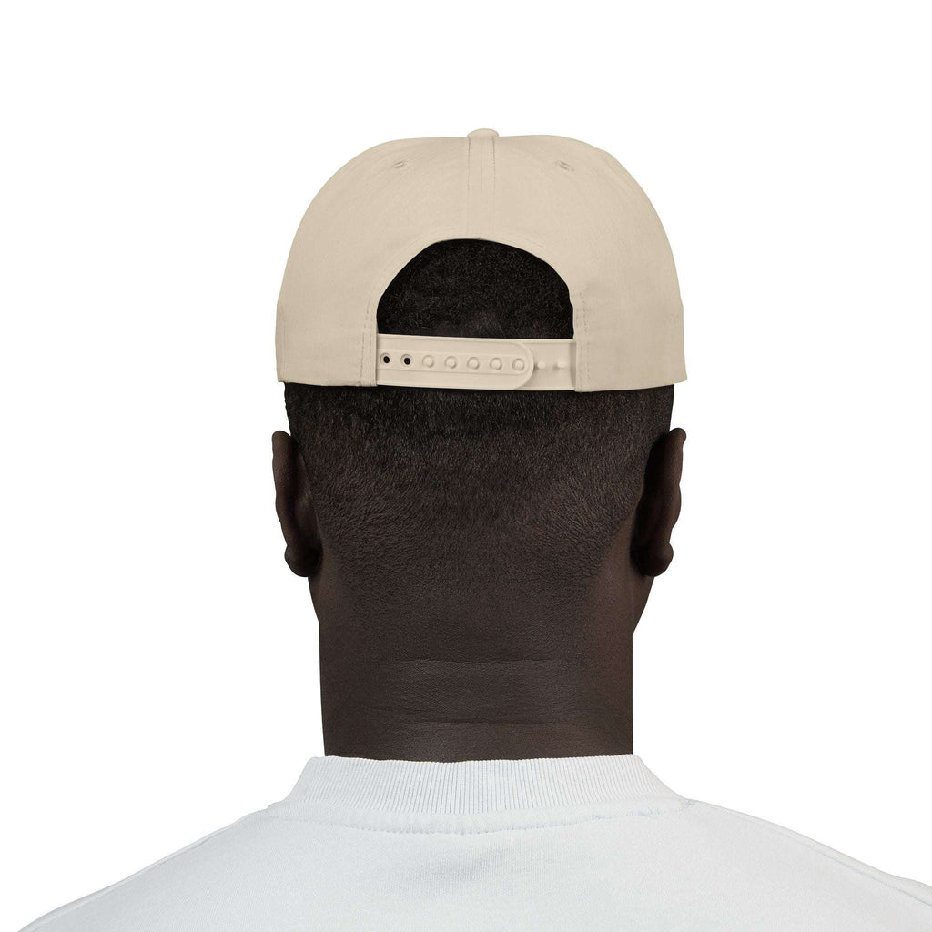 CaliRich Palm Logo Surf Cap — White Snapback Beach Hat