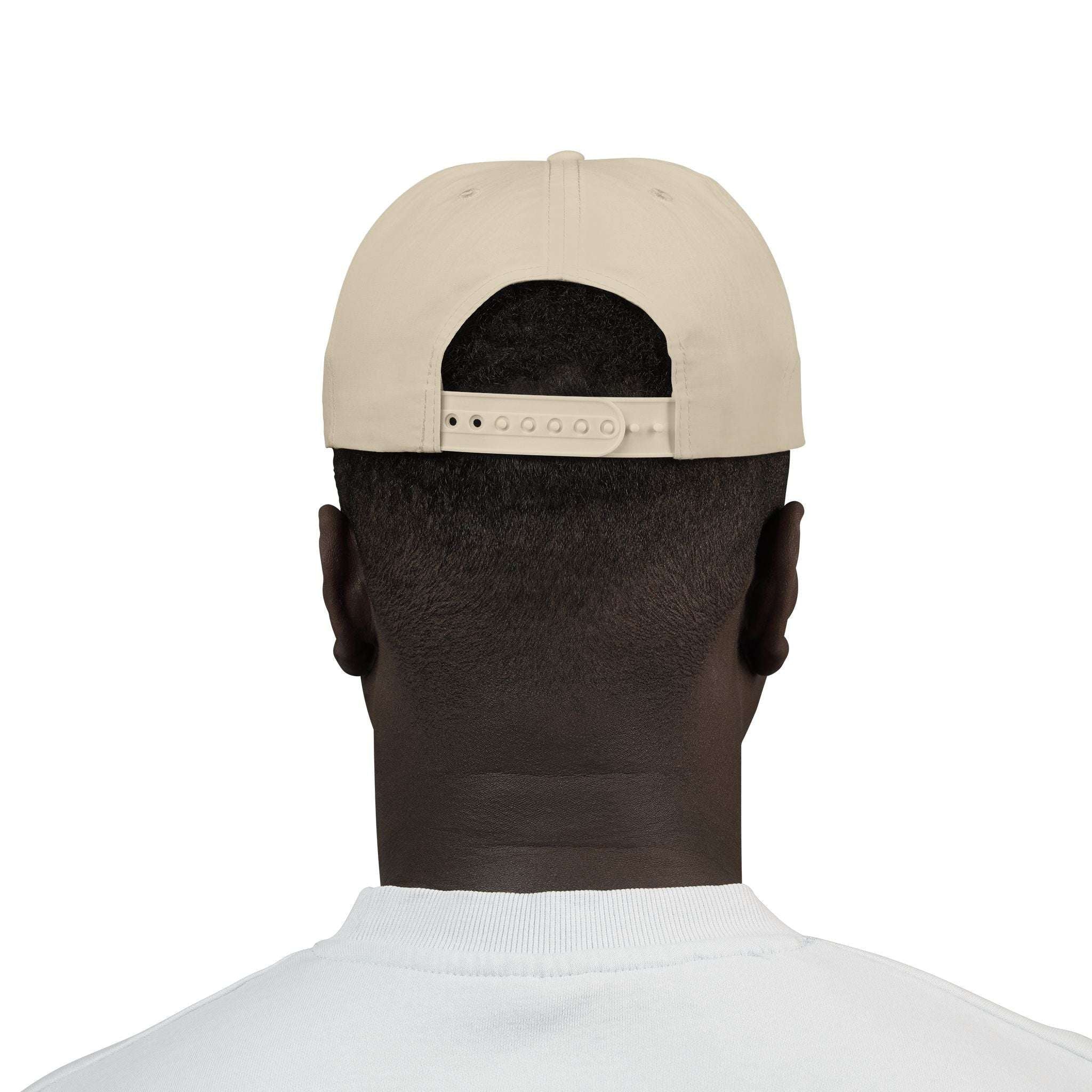 CaliRich Palm Logo Surf Cap — White Snapback Beach Hat