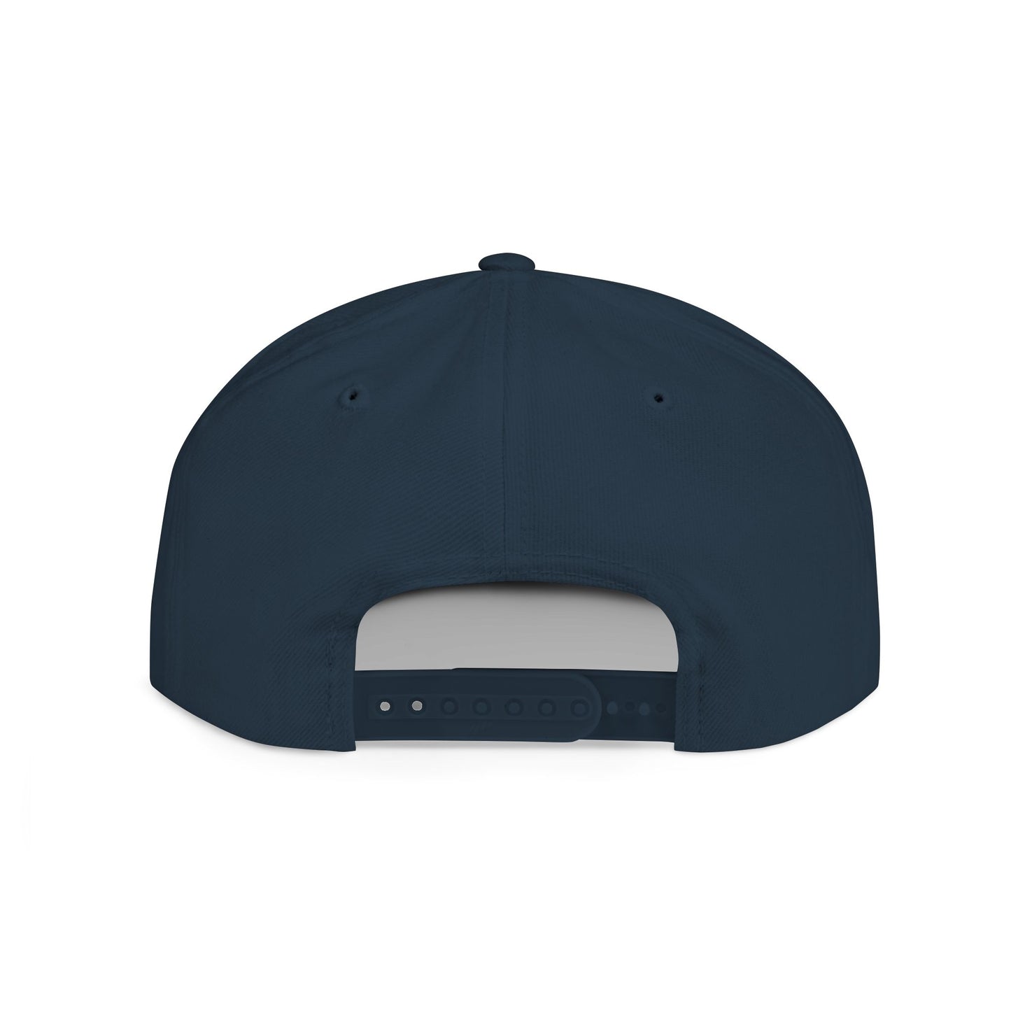 Snapback Hat — 'I  Ski' Retro Patch Flat Bill Cap