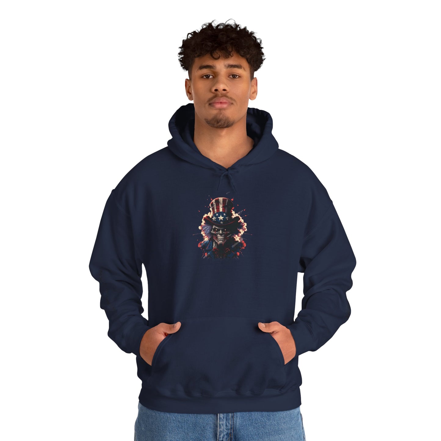 Hoodie — 'I Want You' Skull Graphic & "Can't Play The Player" Back Streetwear Pullover