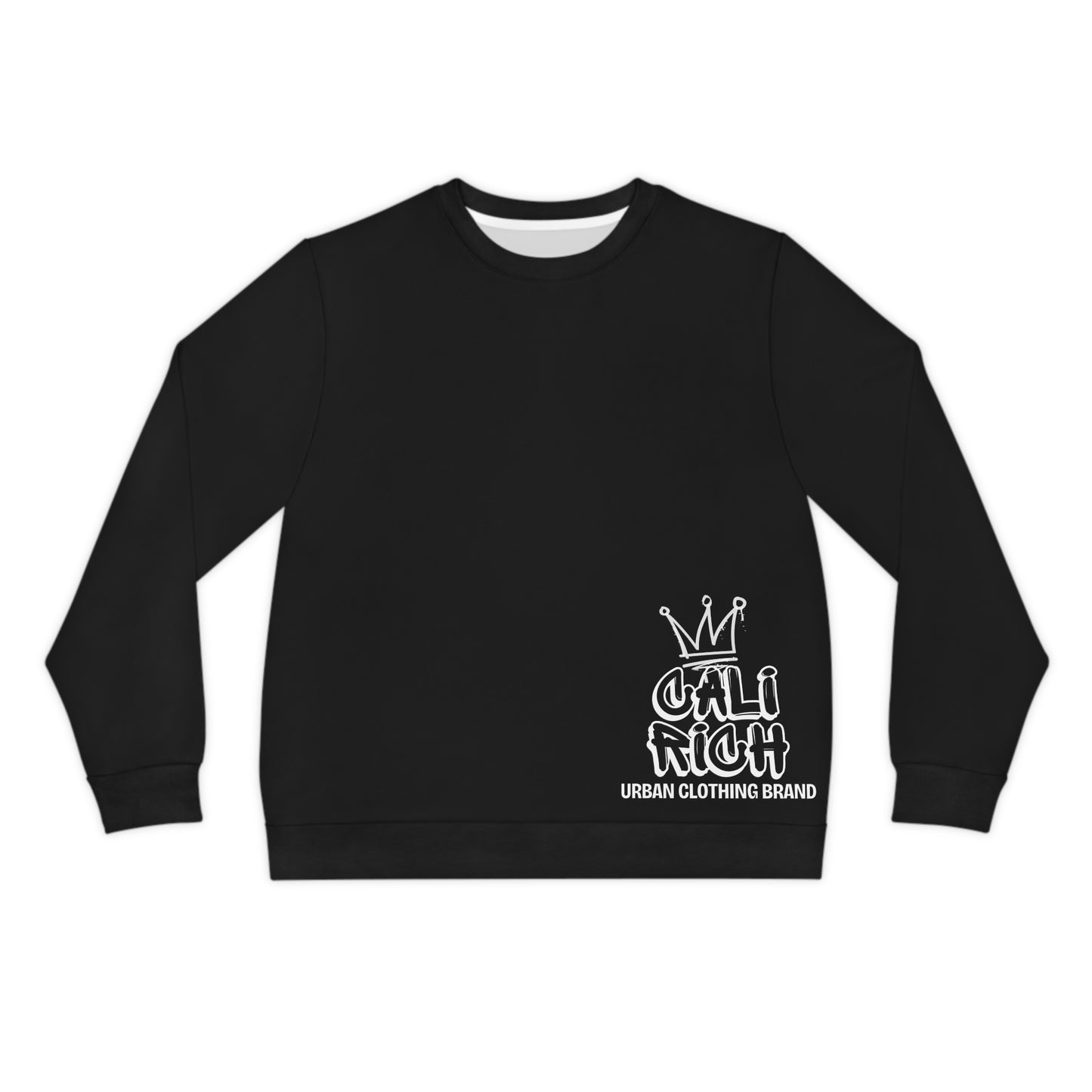 Cali Rich Crewneck Sweatshirt — Urban Logo Lightweight Pullover