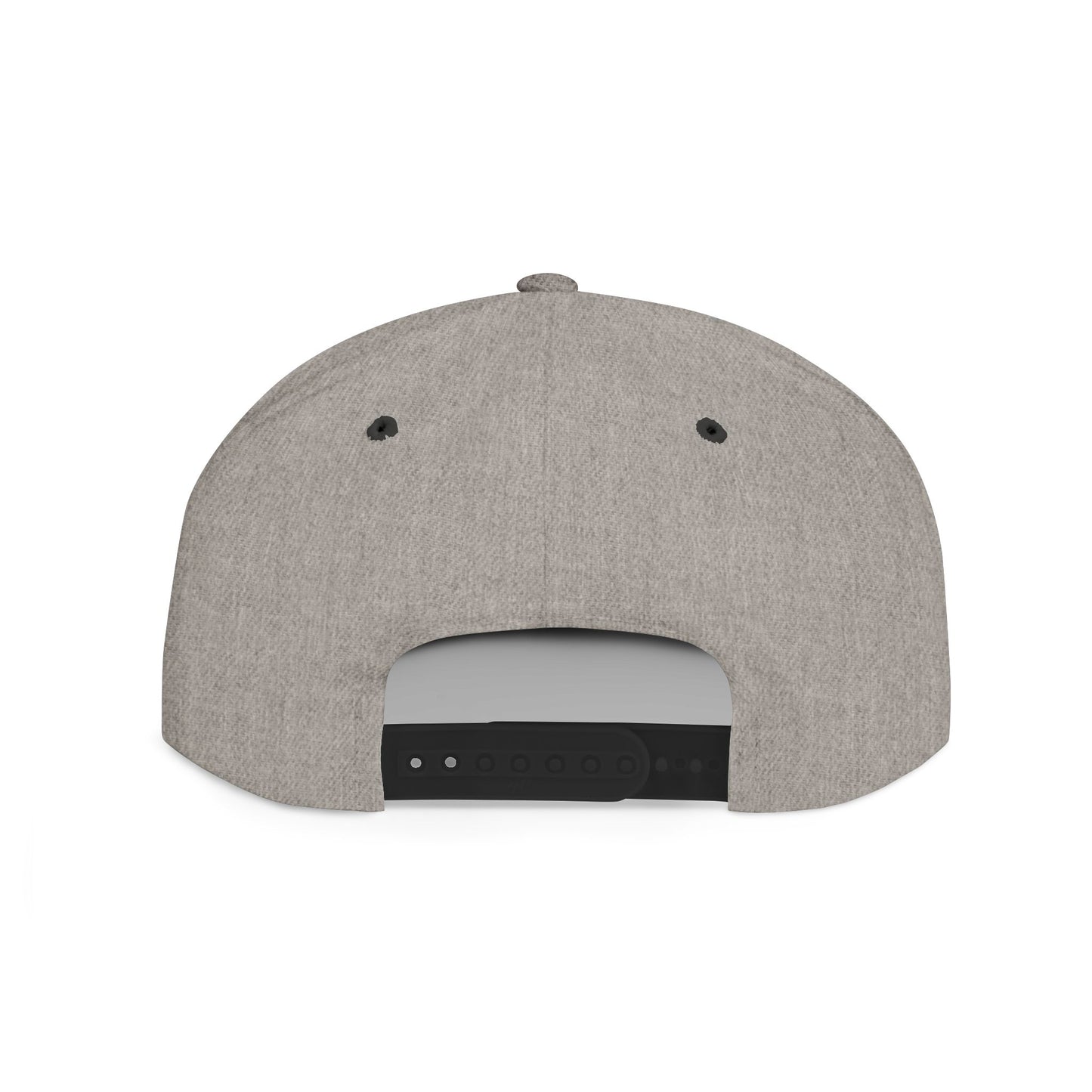 Snapback Hat — 'I  Ski' Retro Patch Flat Bill Cap
