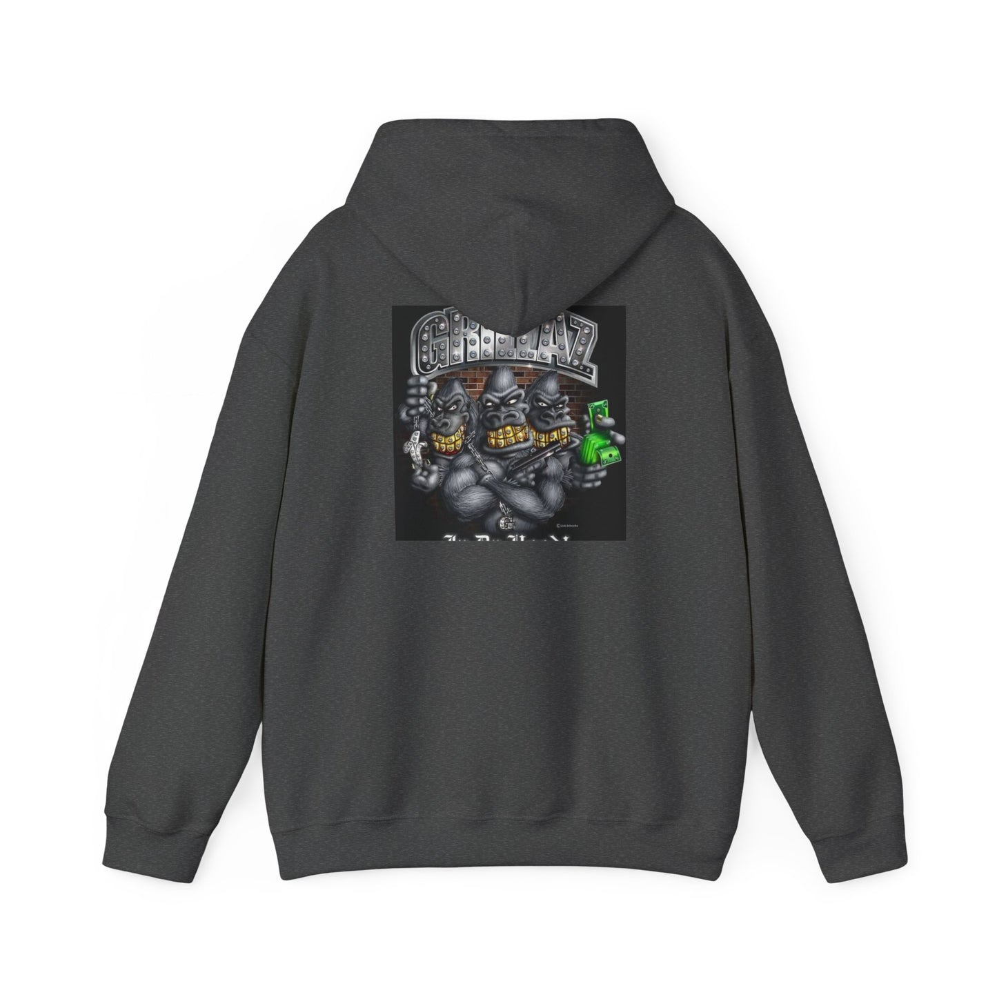 Gangsta Gorilla Hoodie — Urban Streetwear Gorilla Gang Design