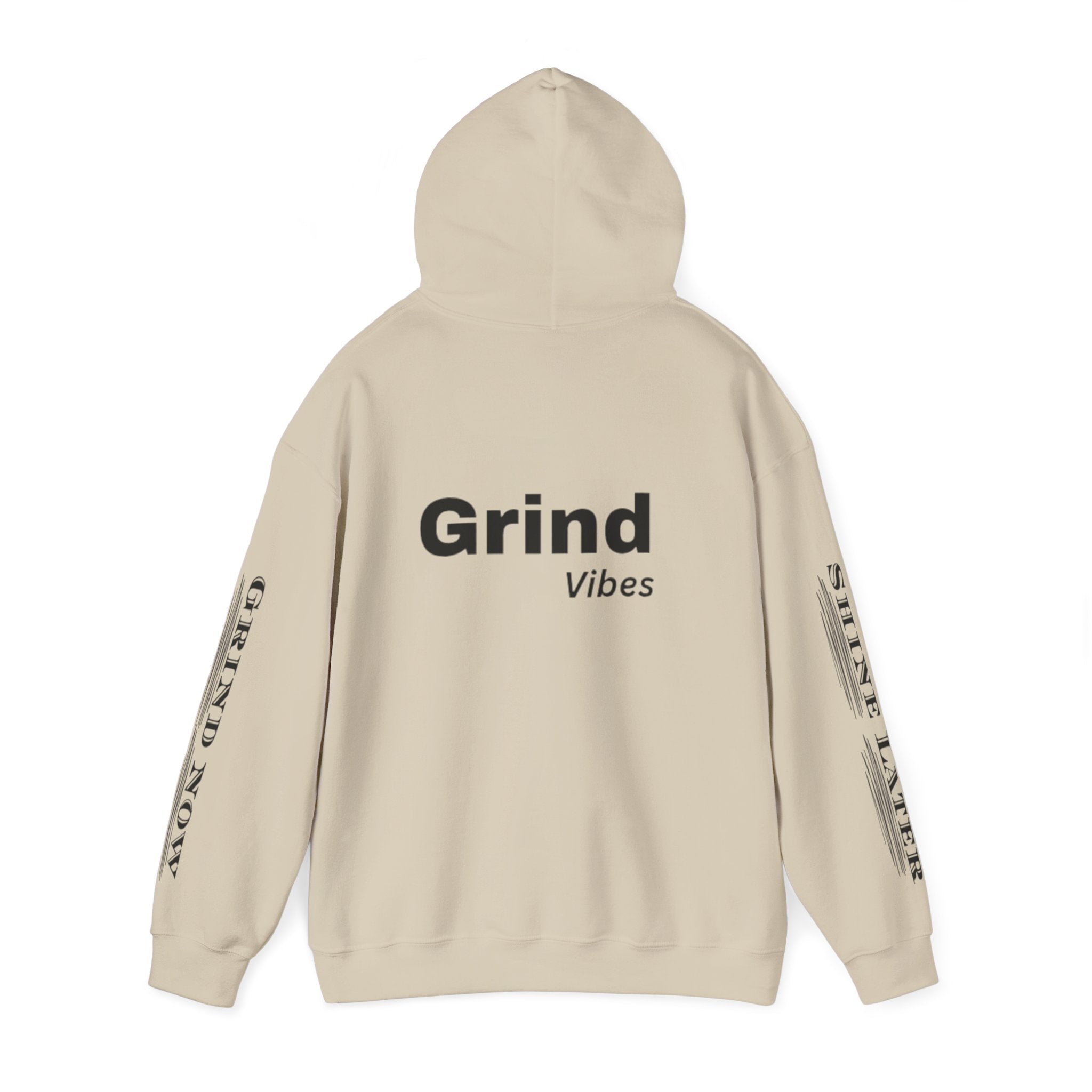 Cali Rich graphic "Grind Now Shine Later" Pullover Hoodie Unisex Heavy Hooded Sweatshirt Cali Rich Clothing