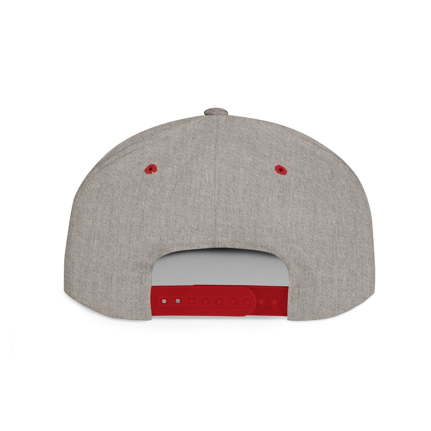 Snapback Hat — 'I  Ski' Retro Patch Flat Bill Cap