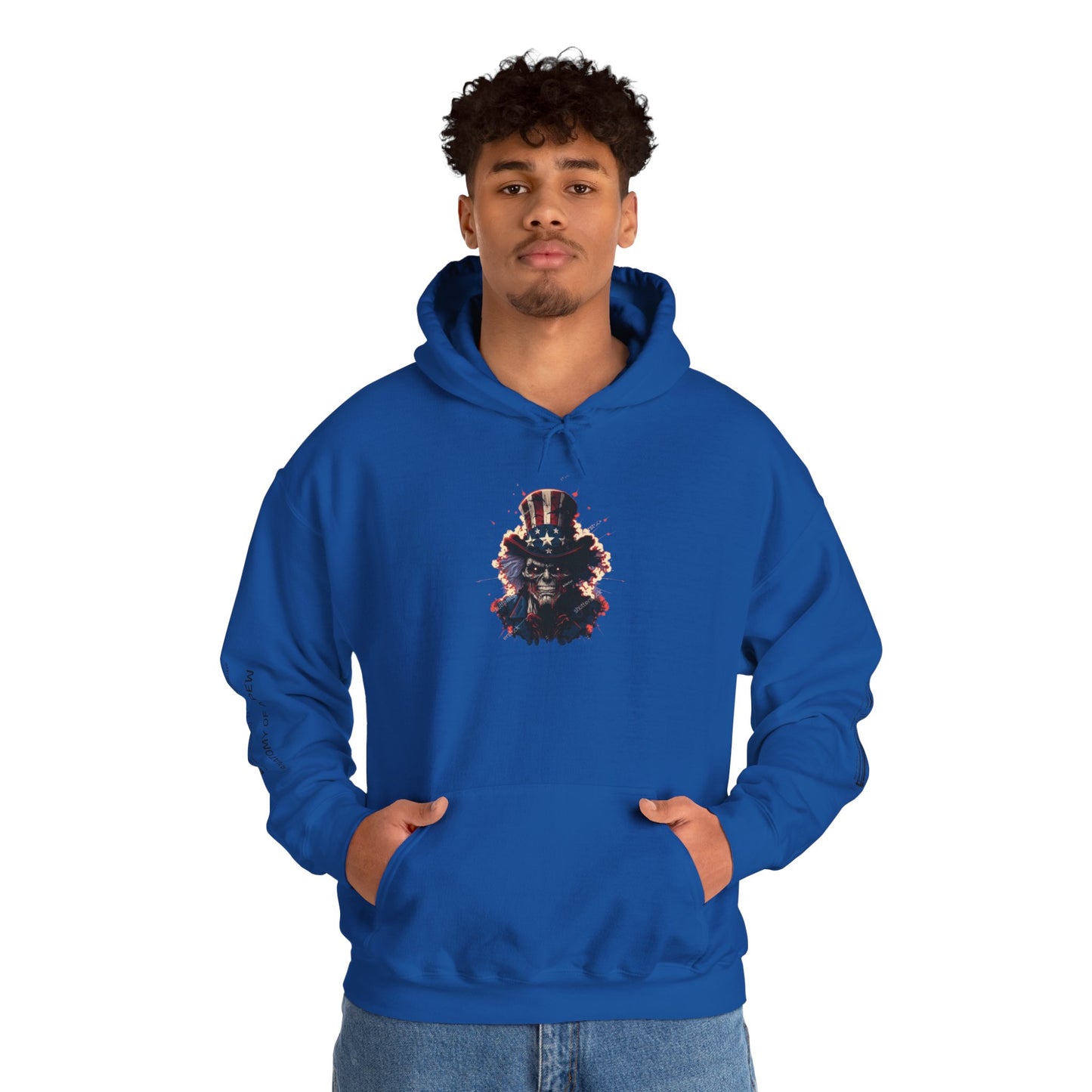 Hoodie — 'I Want You' Skull Graphic & "Can't Play The Player" Back Streetwear Pullover