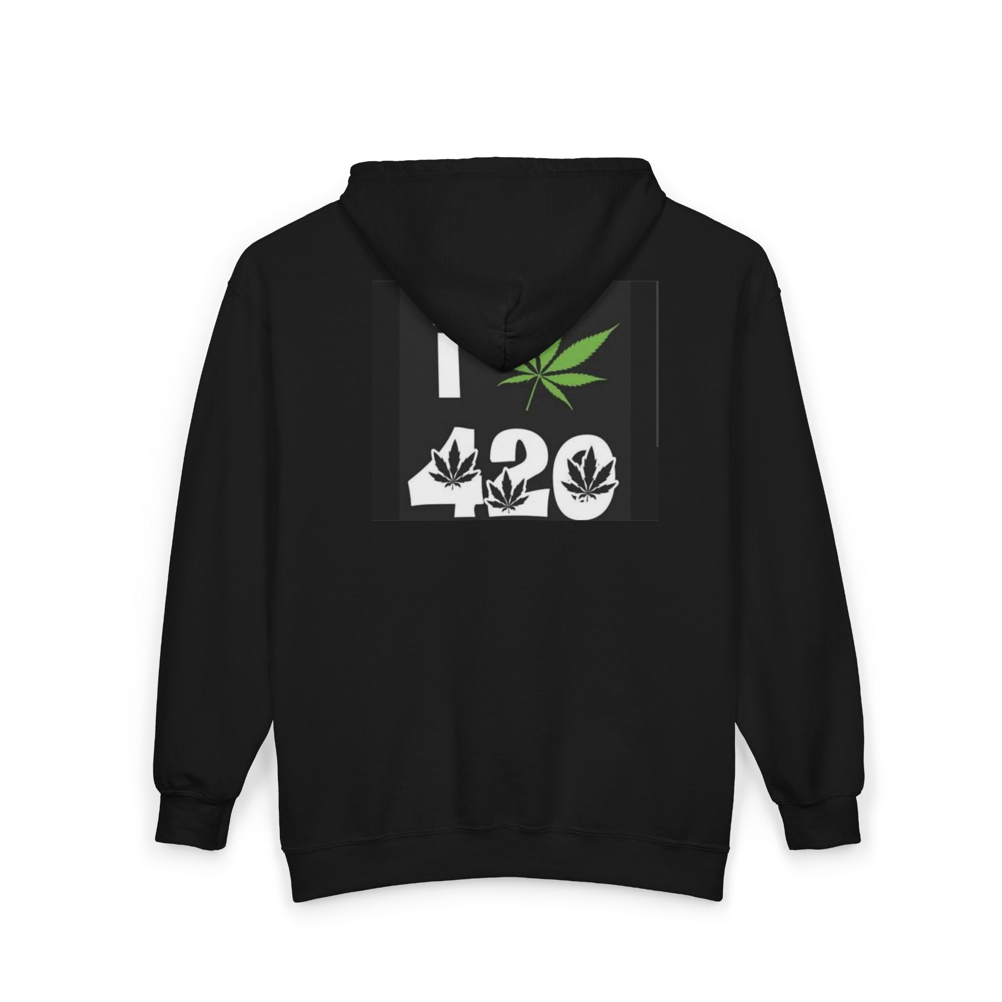 Grind I Love 420 Zip-Up Hoodie, Marijuana Leaf Sweater, Stoner Hooded Sweatshirt, Cannabis 420 Jacket, Weed Lover Full-Zip Hoodie