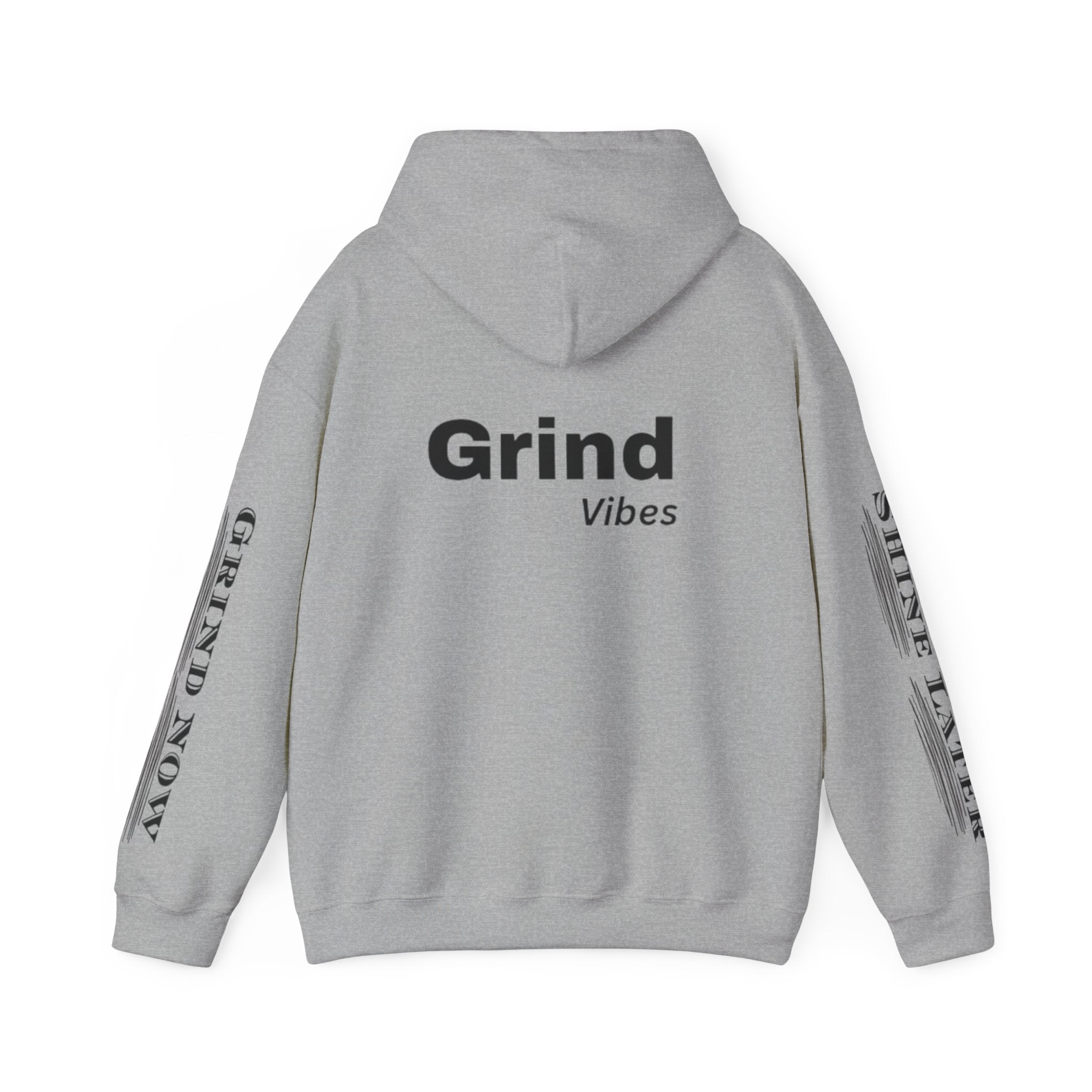 Cali Rich graphic "Grind Now Shine Later" Pullover Hoodie Unisex Heavy Hooded Sweatshirt Cali Rich Clothing