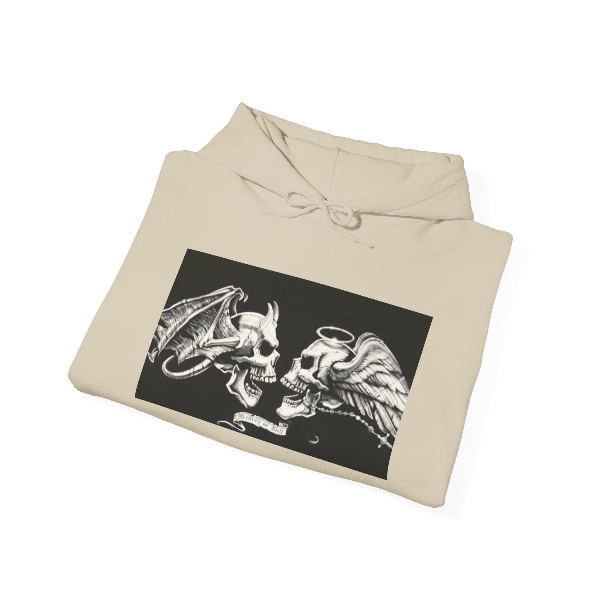 Skull Kiss Hoodie — Gothic Skeleton Couple Graphic Pullover