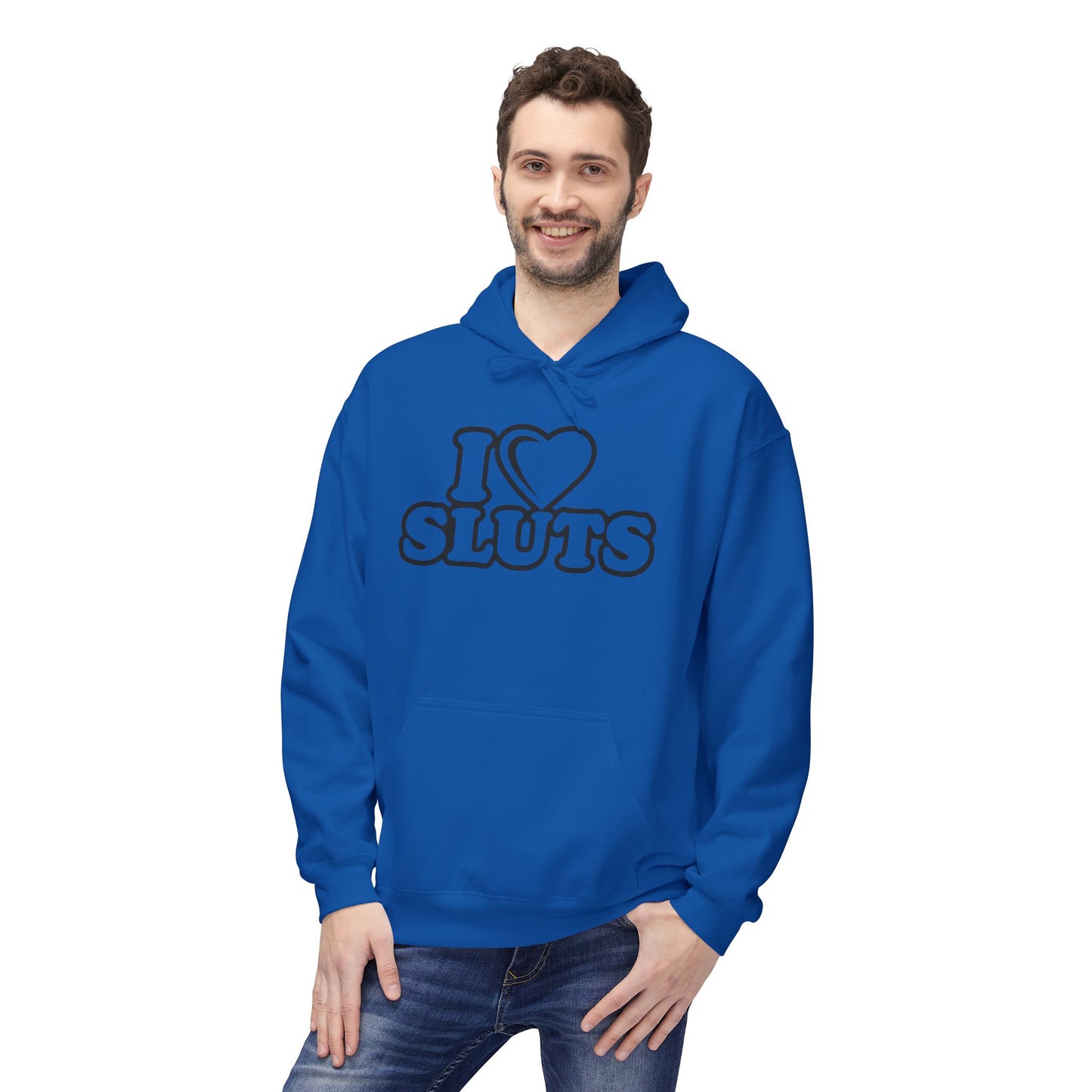 Unisex Fleece Hoodie with Fun Text Designs, Casual Wear for Parties, Gifts for Friends, Unique Fashion for Festivals, Fun Statement Apparel