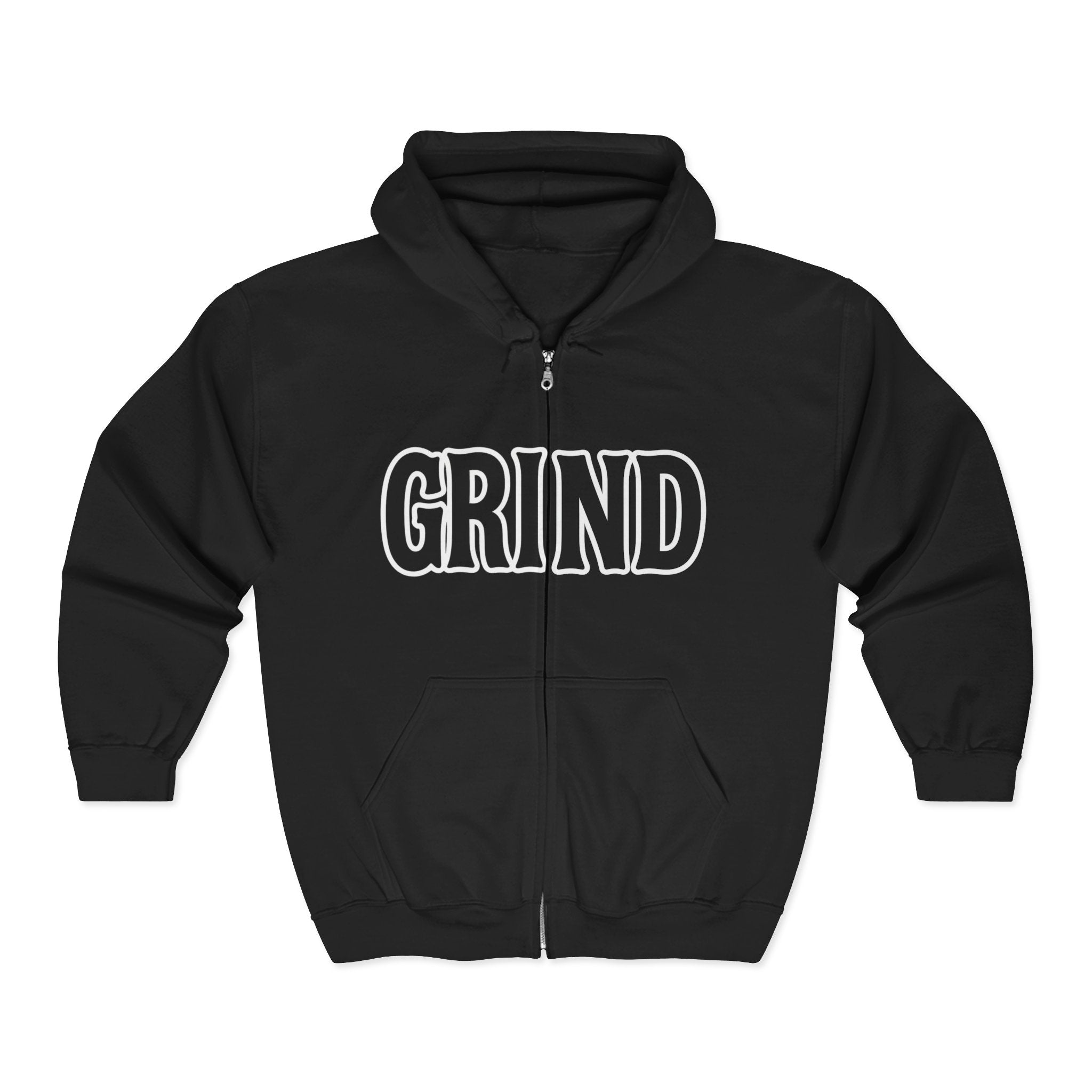 Grind I Love 420 Zip-Up Hoodie, Marijuana Leaf Sweater, Stoner Hooded Sweatshirt, Cannabis 420 Jacket, Weed Lover Full-Zip Hoodie